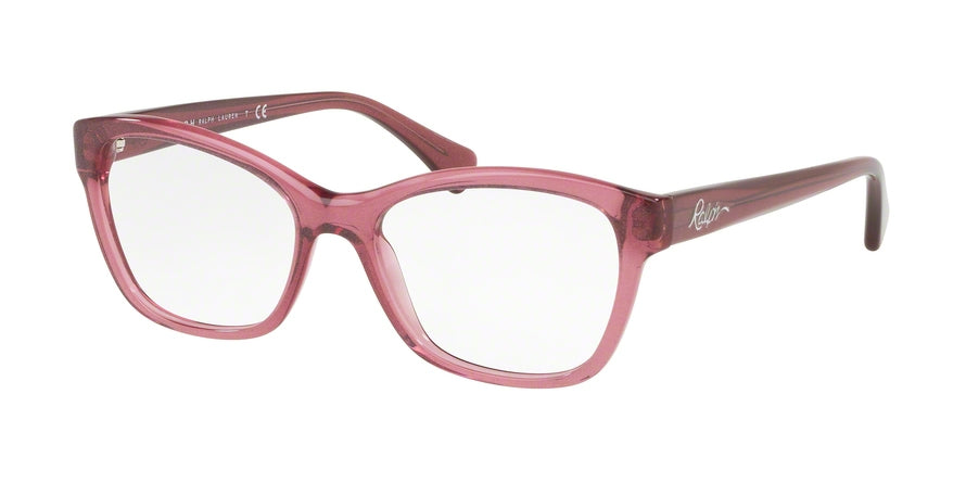 Ralph RA7095 Butterfly Eyeglasses  5680-SHINY FUXIA GLITTER 53-17-140 - Color Map fuxia