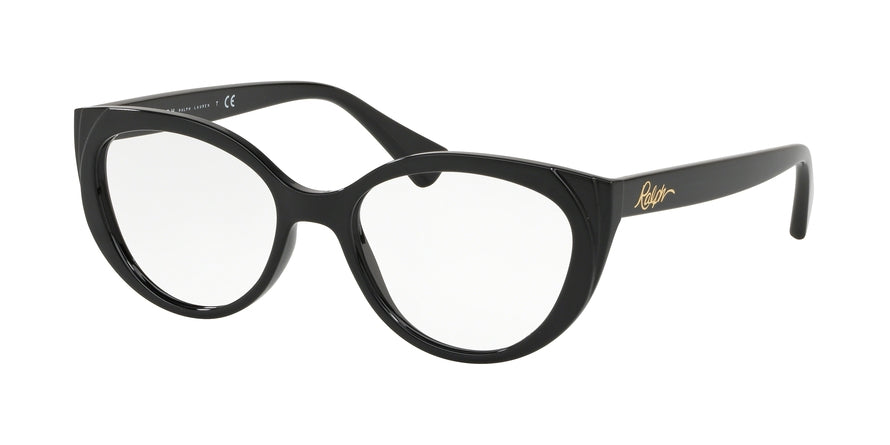 Ralph RA7096 Butterfly Eyeglasses  5001-BLACK 54-17-140 - Color Map black