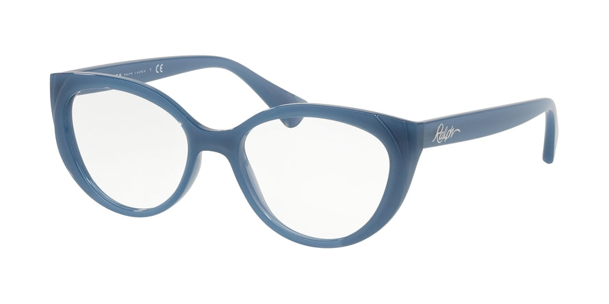 Ralph RA7096 Butterfly Eyeglasses  5714-OPAL BLUE 54-17-140 - Color Map blue