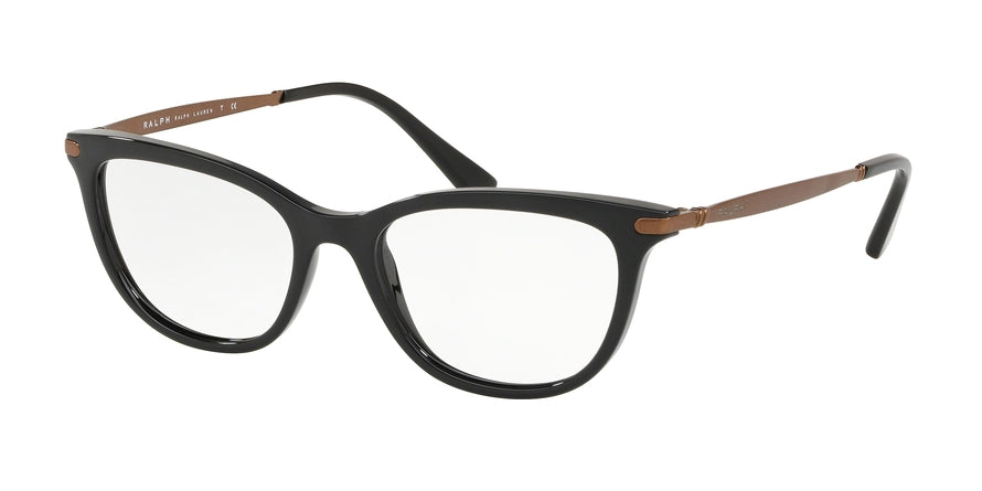 Ralph RA7098 Cat Eye Eyeglasses  5001-BLACK 54-17-140 - Color Map black