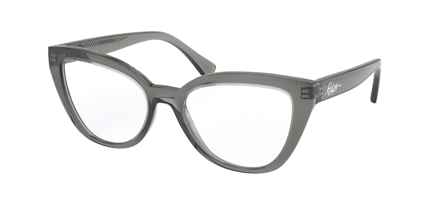 Ralph RA7112 Cat Eye Eyeglasses  5799-TRASPARENT GREY 53-18-140 - Color Map grey