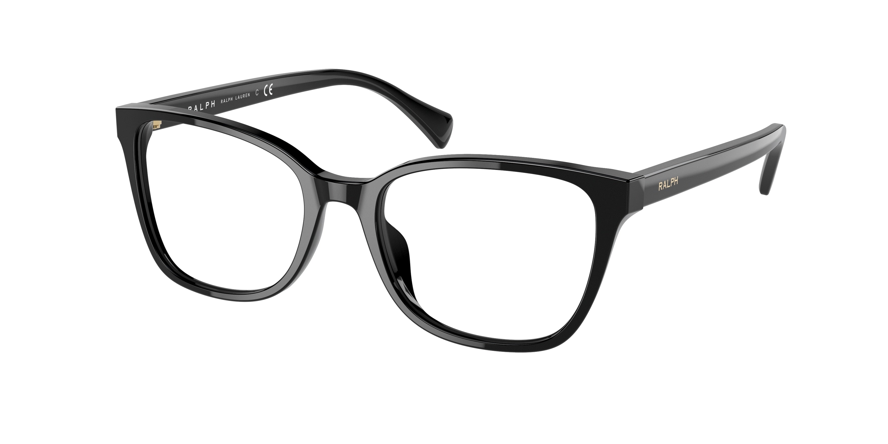 Ralph RA7137U Pillow Eyeglasses  5001-Shiny Black 53-145-18 - Color Map Black