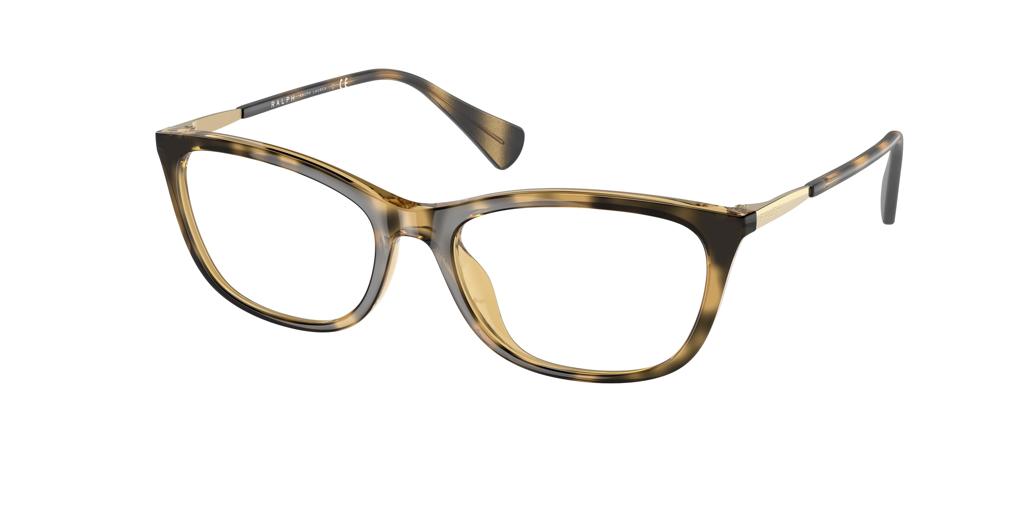 Ralph RA7138U Oval Eyeglasses  5003-Dark Havana 52-140-17 - Color Map Brown