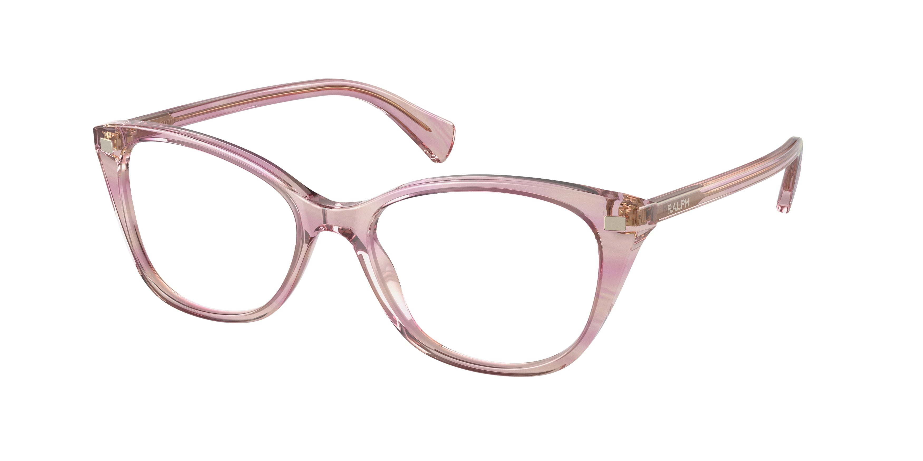 Ralph RA7146 Pillow Eyeglasses  6038-Pink 55-145-17 - Color Map Pink