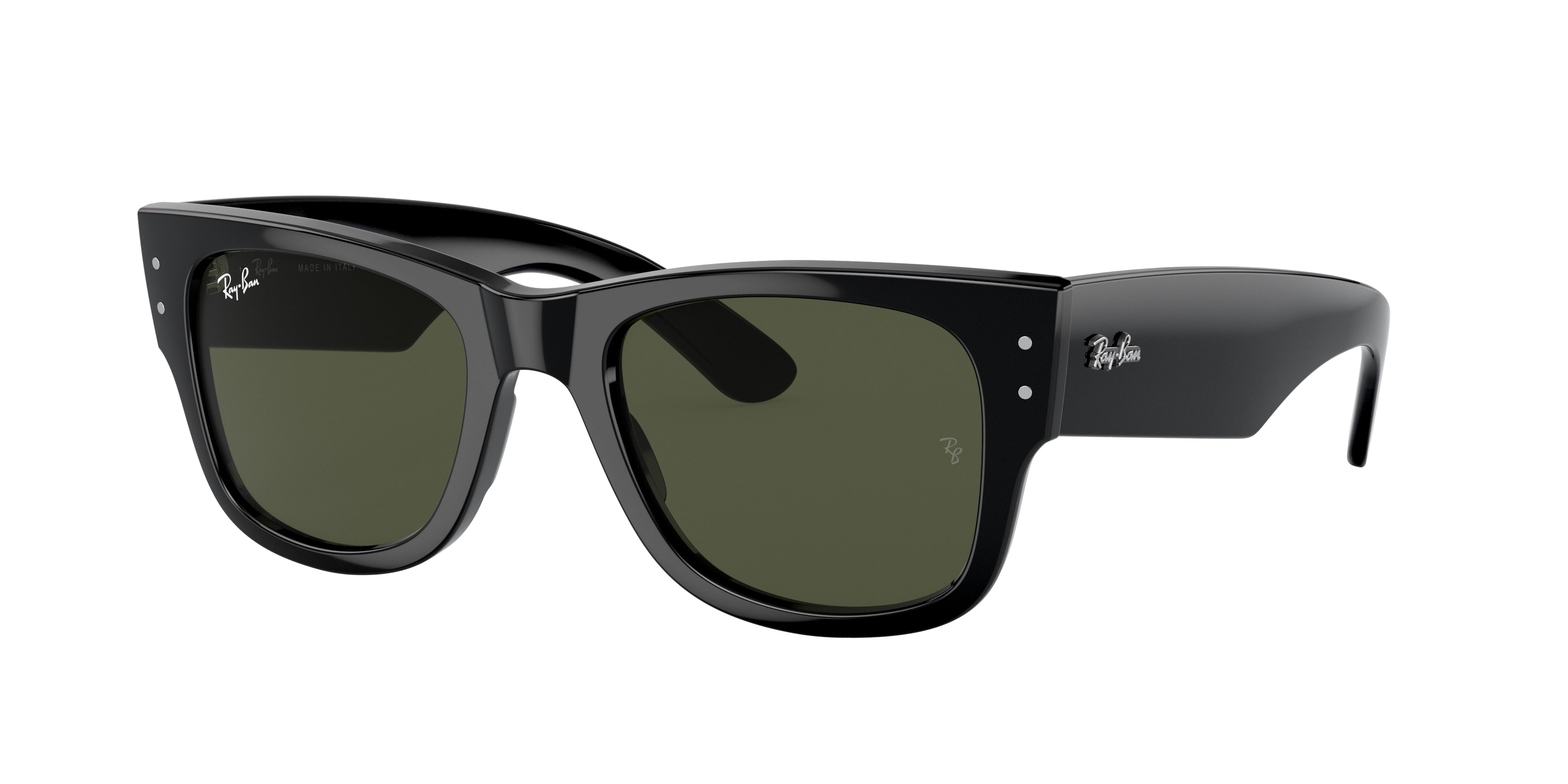 Ray-Ban MEGA WAYFARER RB0840SF Square Sunglasses  901/31-Black 52-145-21 - Color Map Black