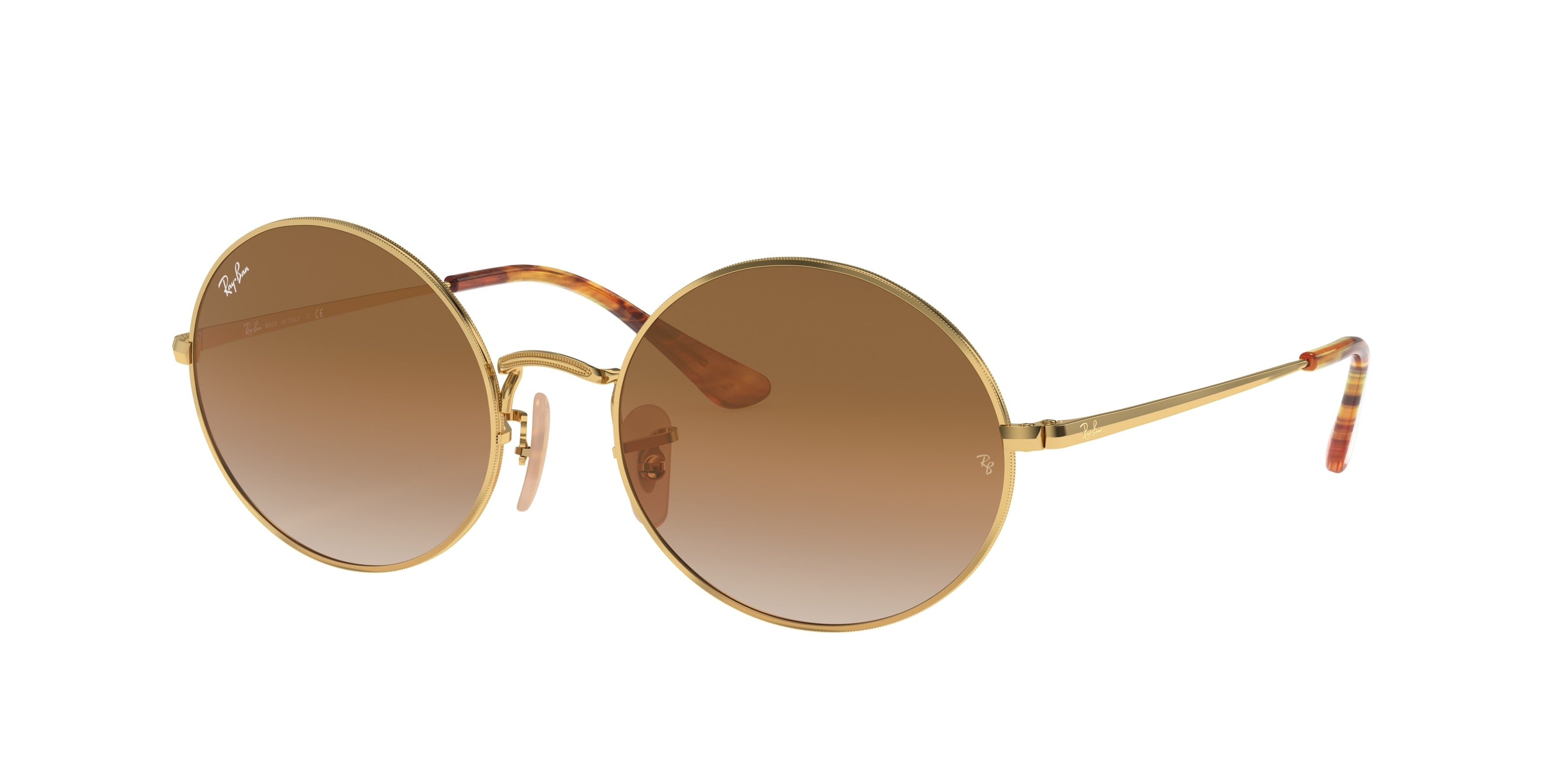 Ray-Ban OVAL RB1970 Oval Sunglasses  914751-Gold 53-145-19 - Color Map Gold