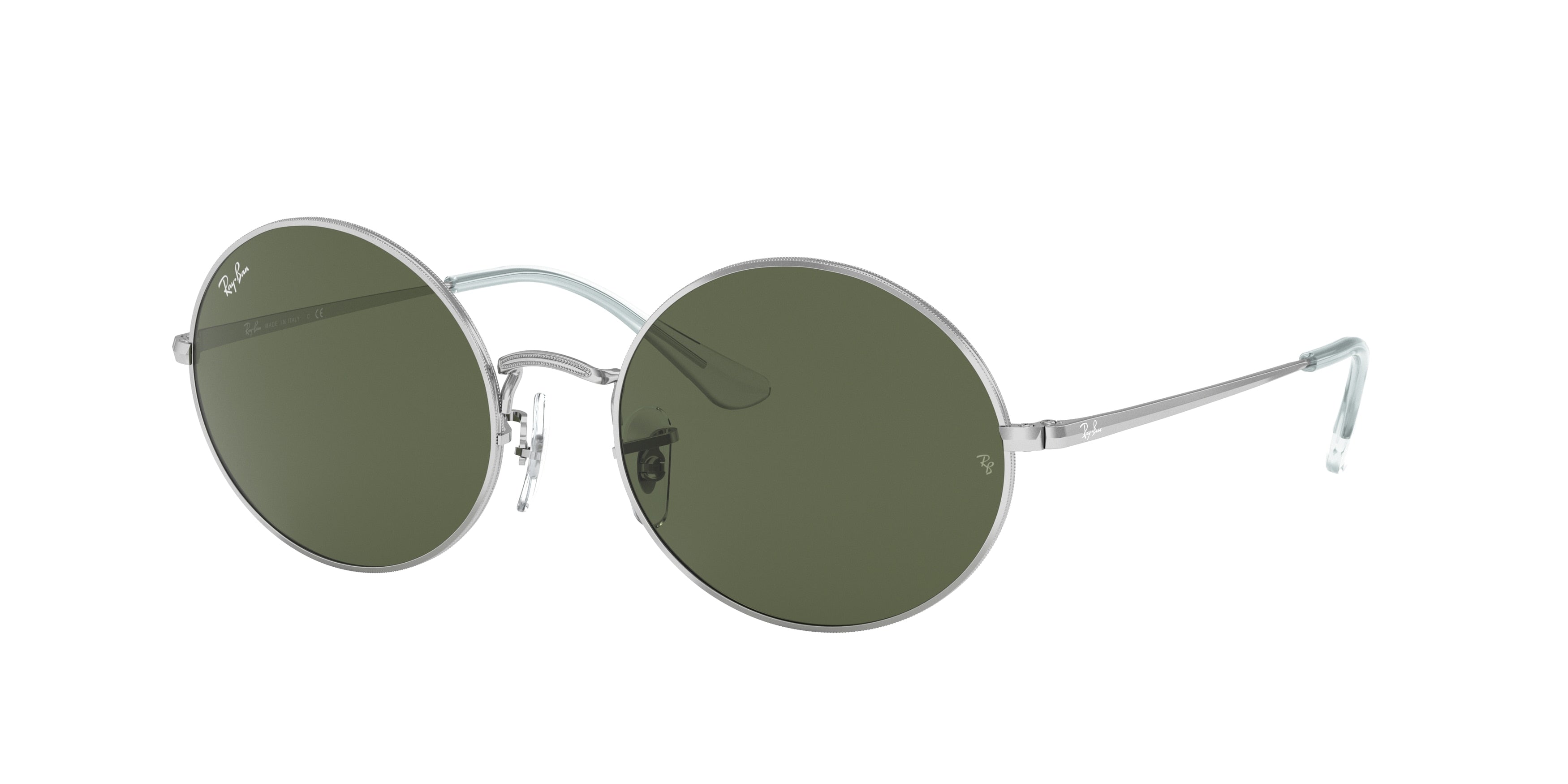 Ray-Ban OVAL RB1970 Oval Sunglasses  914931-Silver 53-145-19 - Color Map Silver