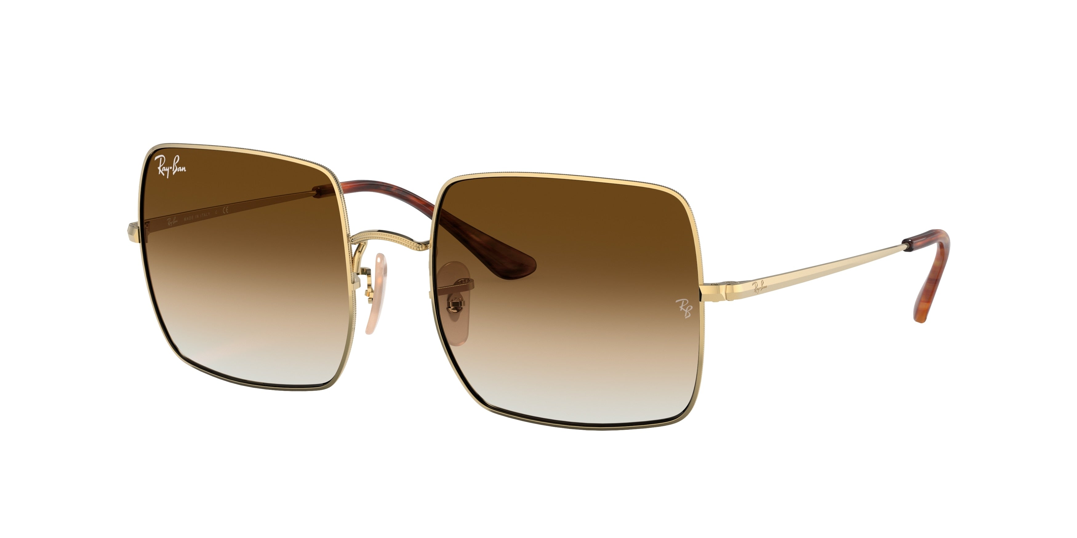 Ray-Ban SQUARE RB1971 Square Sunglasses  914751-Gold 54-145-19 - Color Map Gold