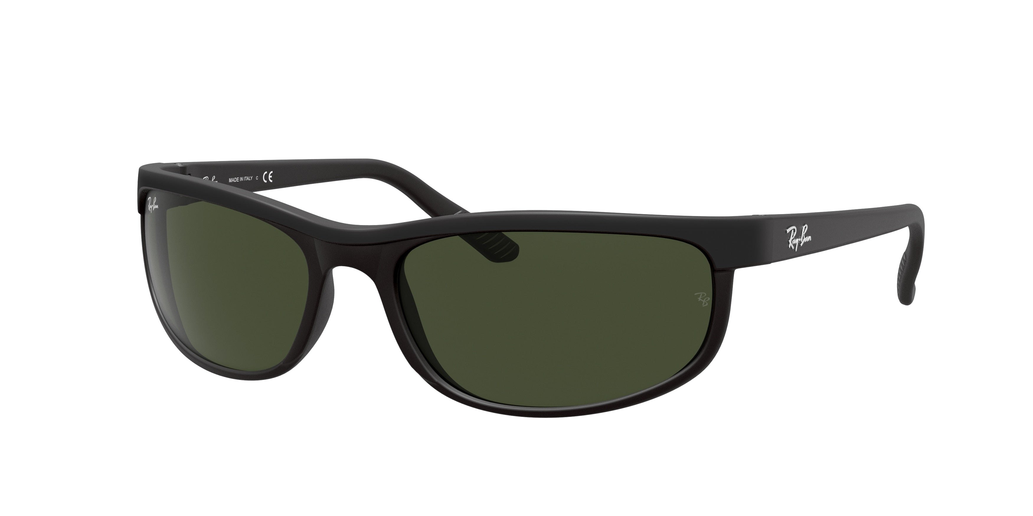 Ray-Ban PREDATOR 2 RB2027 Rectangle Sunglasses  W1847-Black 62-130-19 - Color Map Black