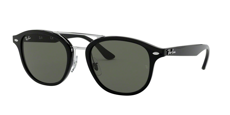 Ray-Ban RB2183 Square Sunglasses  901/71-BLACK 53-21-145 - Color Map black