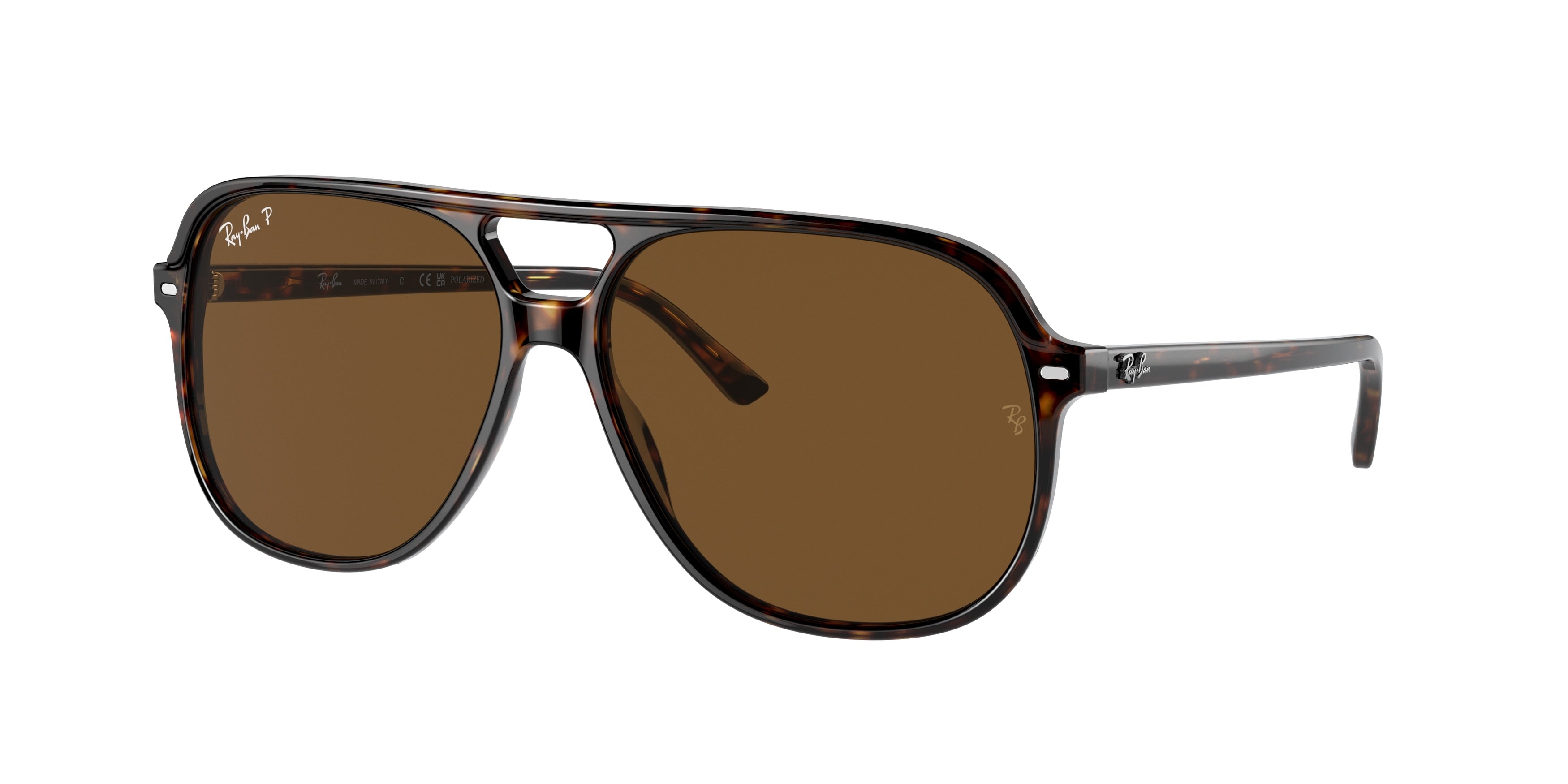 Ray-Ban BILL RB2198 Square Sunglasses  902/57-Havana 60-145-14 - Color Map Tortoise
