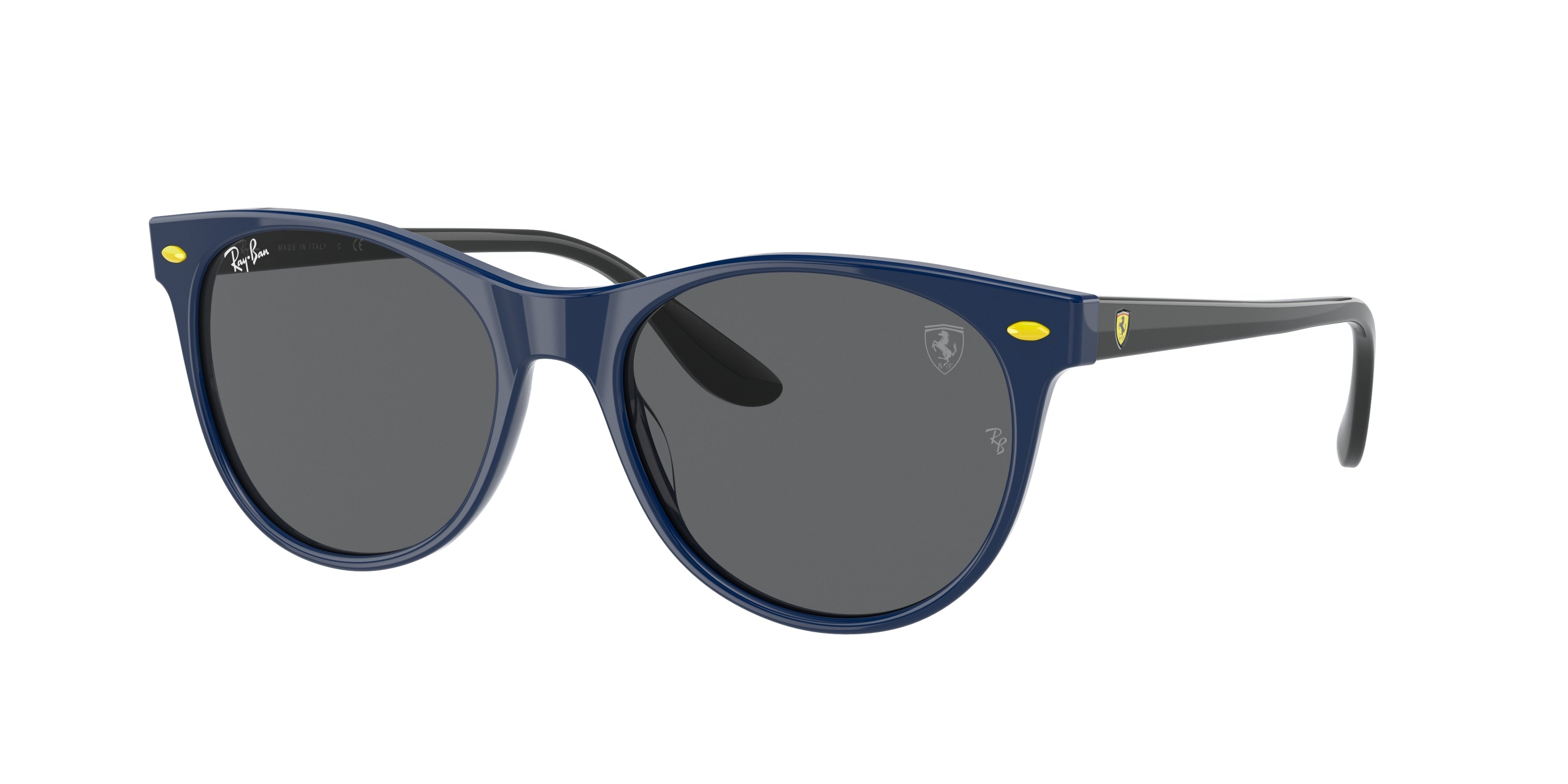 Ray-Ban RB2202M Phantos Sunglasses  F668B1-Blue 55-145-18 - Color Map Blue