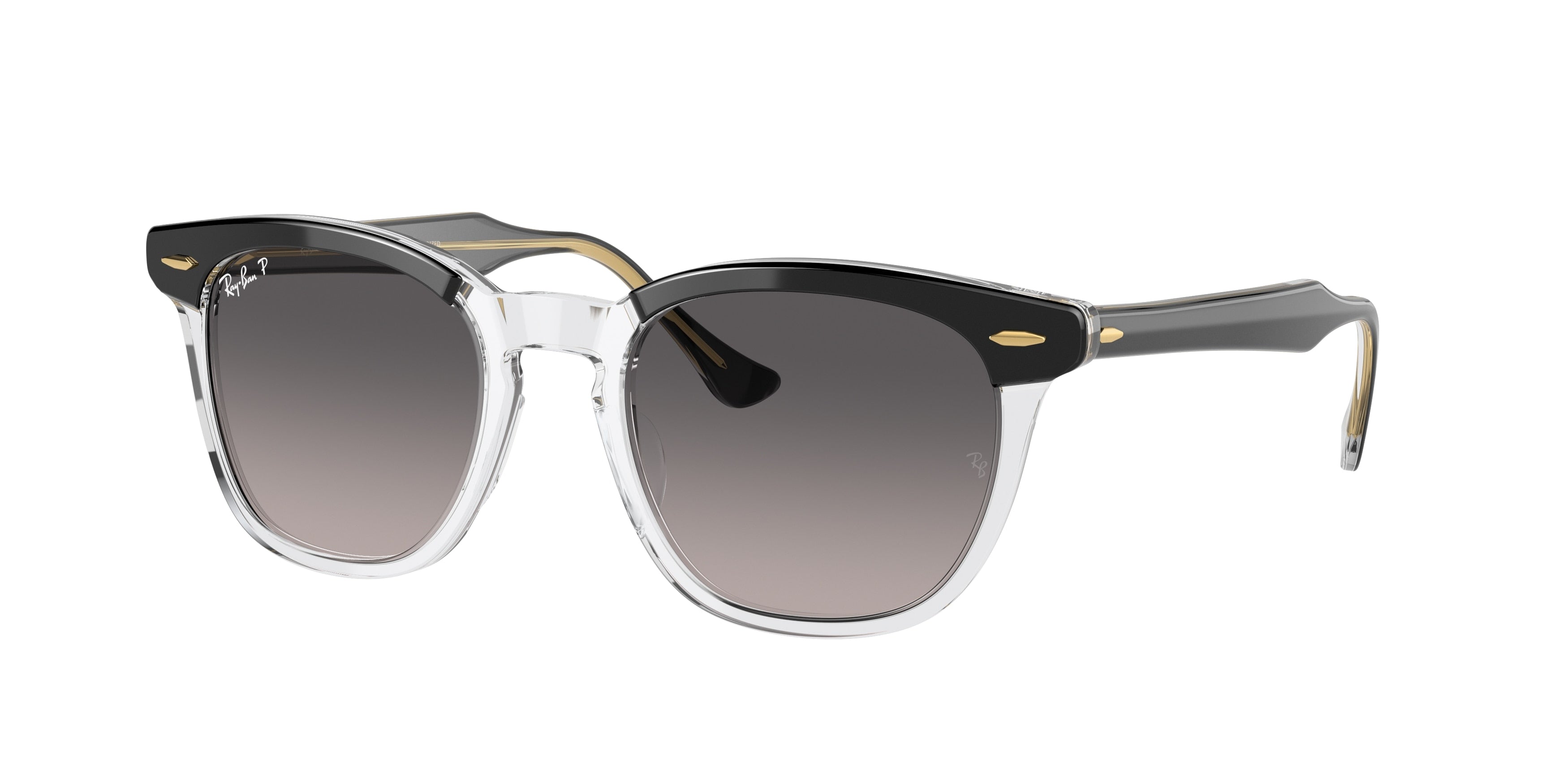 Ray-Ban HAWKEYE RB2298F Square Sunglasses  1294M3-Transparent Grey 54-145-21 - Color Map Grey