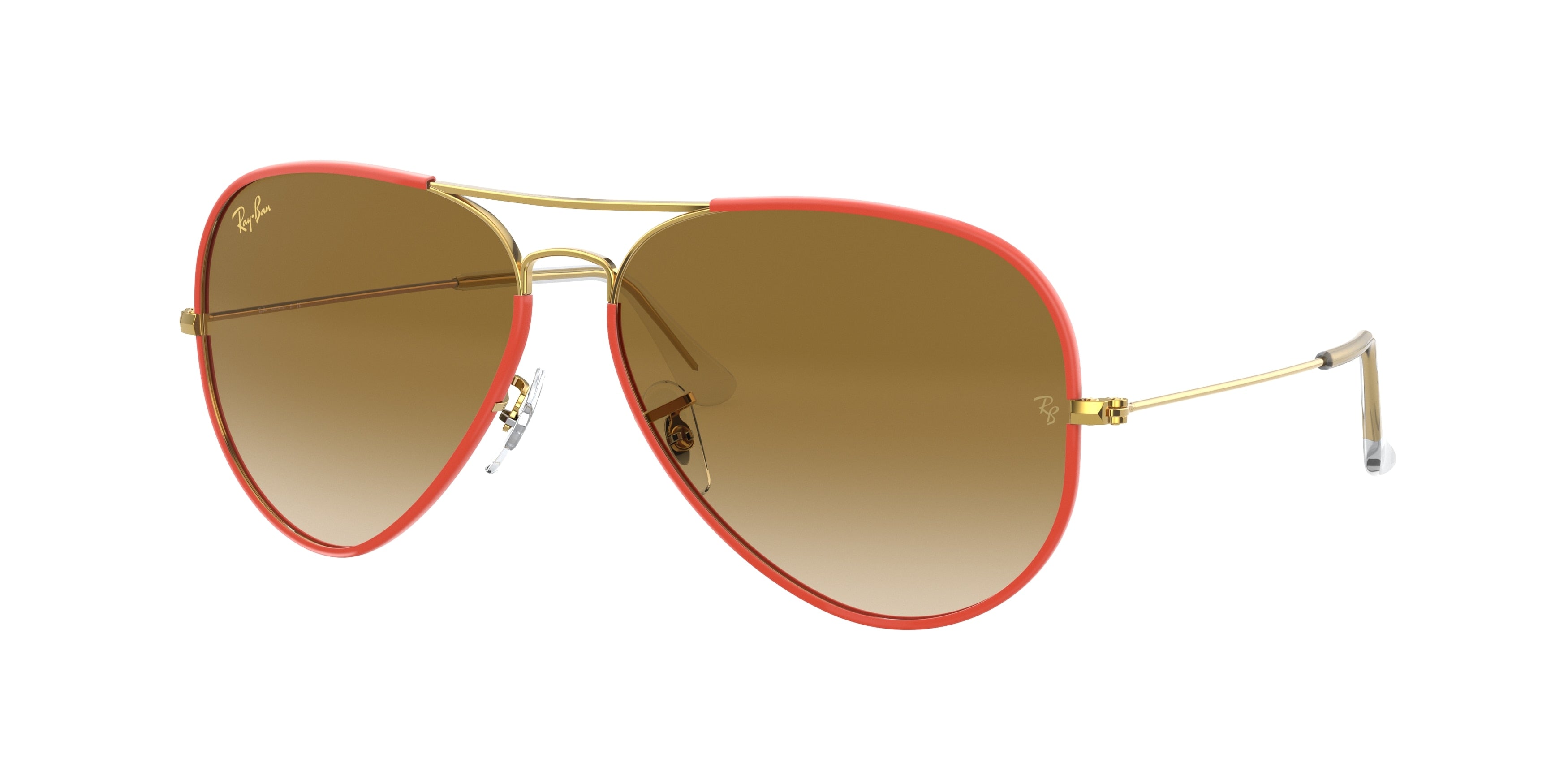 Ray-Ban AVIATOR FULL COLOR RB3025JM Pilot Sunglasses  919651-Red 61-140-14 - Color Map Red