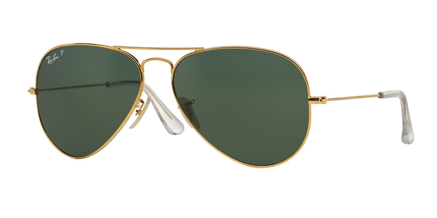 Ray-Ban AVIATOR GOLD PLATED RB3025K Pilot Sunglasses  160/N5-GOLD 58-14-135 - Color Map gold