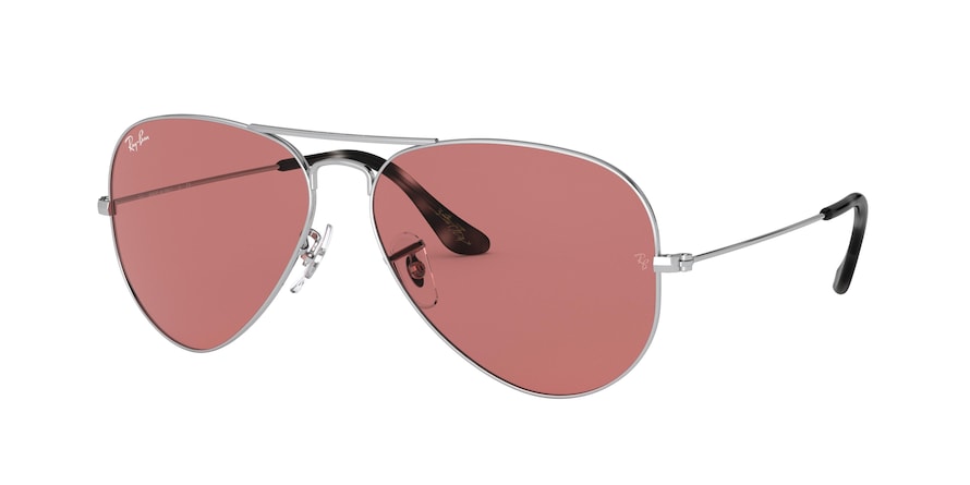 Ray-Ban AVIATOR LARGE METAL RB3025 Pilot Sunglasses  003/4R-SILVER 62-14-140 - Color Map silver