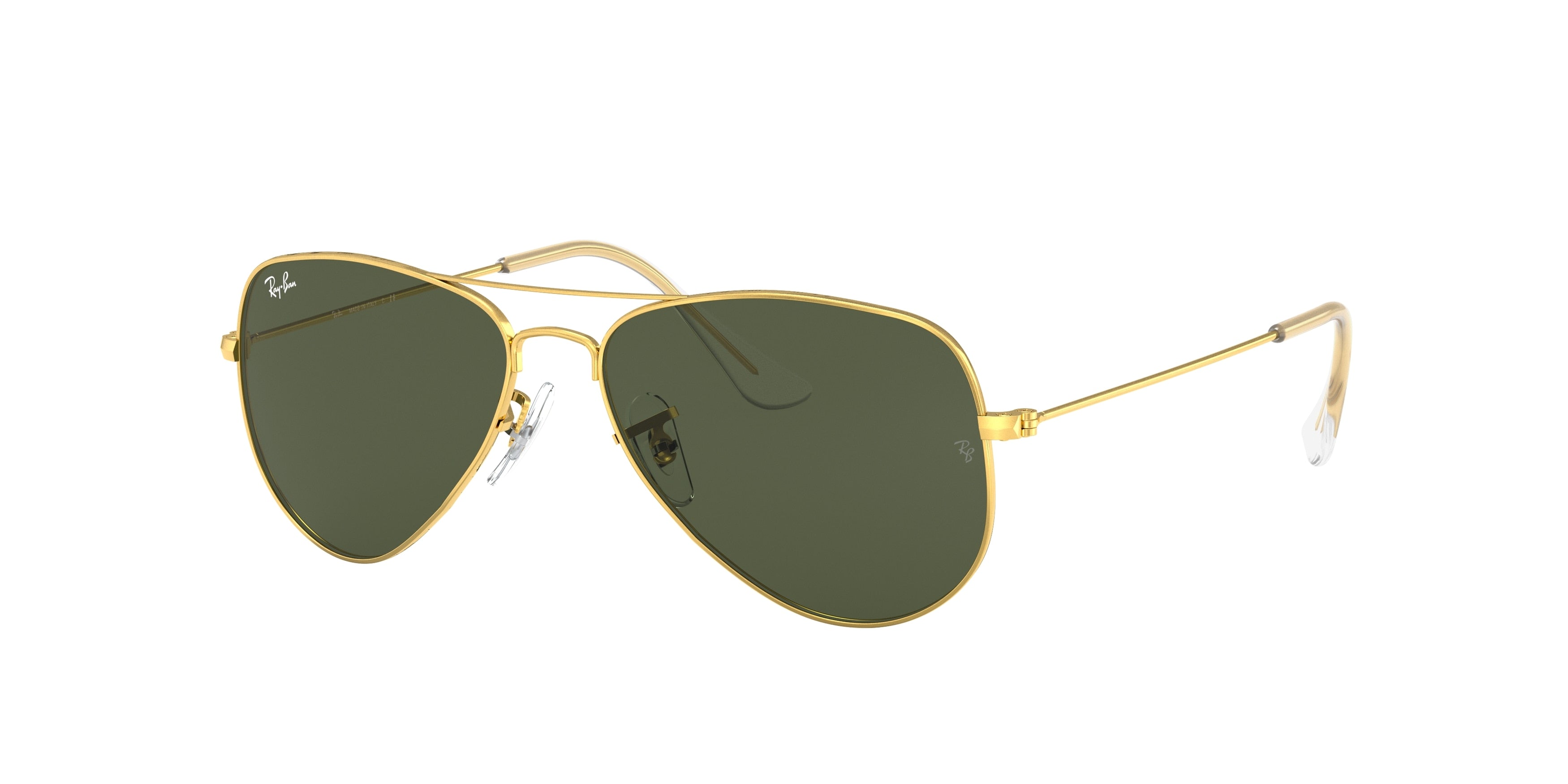 Ray-Ban AVIATOR SMALL METAL RB3044 Pilot Sunglasses  L0207-Gold 51-135-14 - Color Map Gold