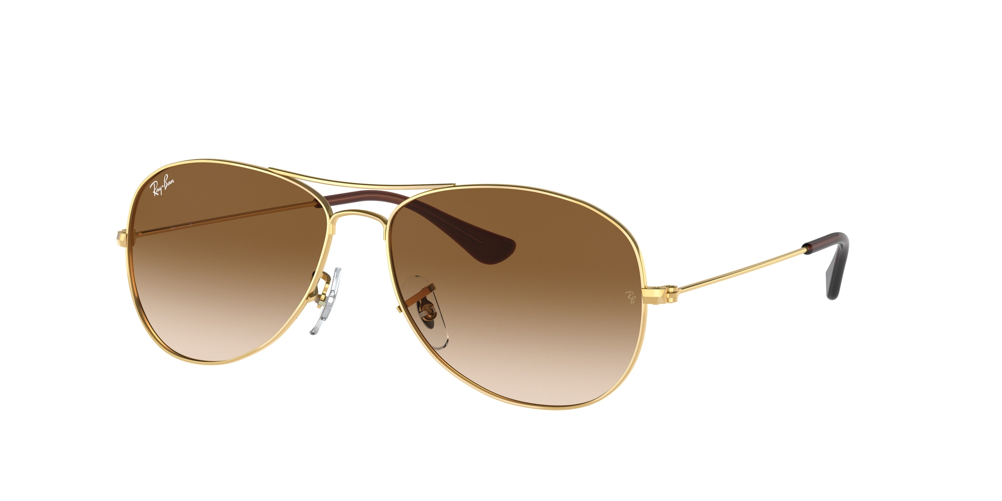 Ray-Ban COCKPIT RB3362 Pilot Sunglasses  001/51-Gold 58-135-14 - Color Map Gold