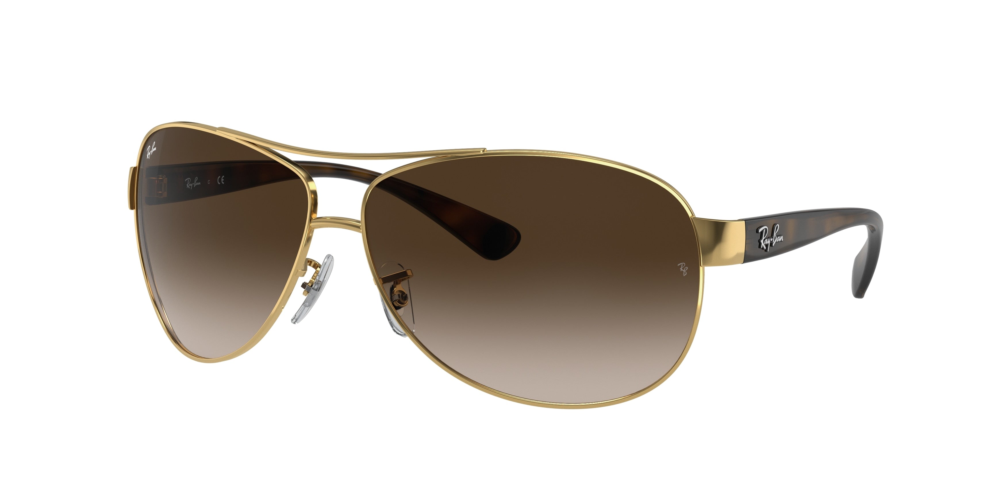 Ray-Ban RB3386 Pilot Sunglasses  001/13-Gold 67-130-13 - Color Map Gold