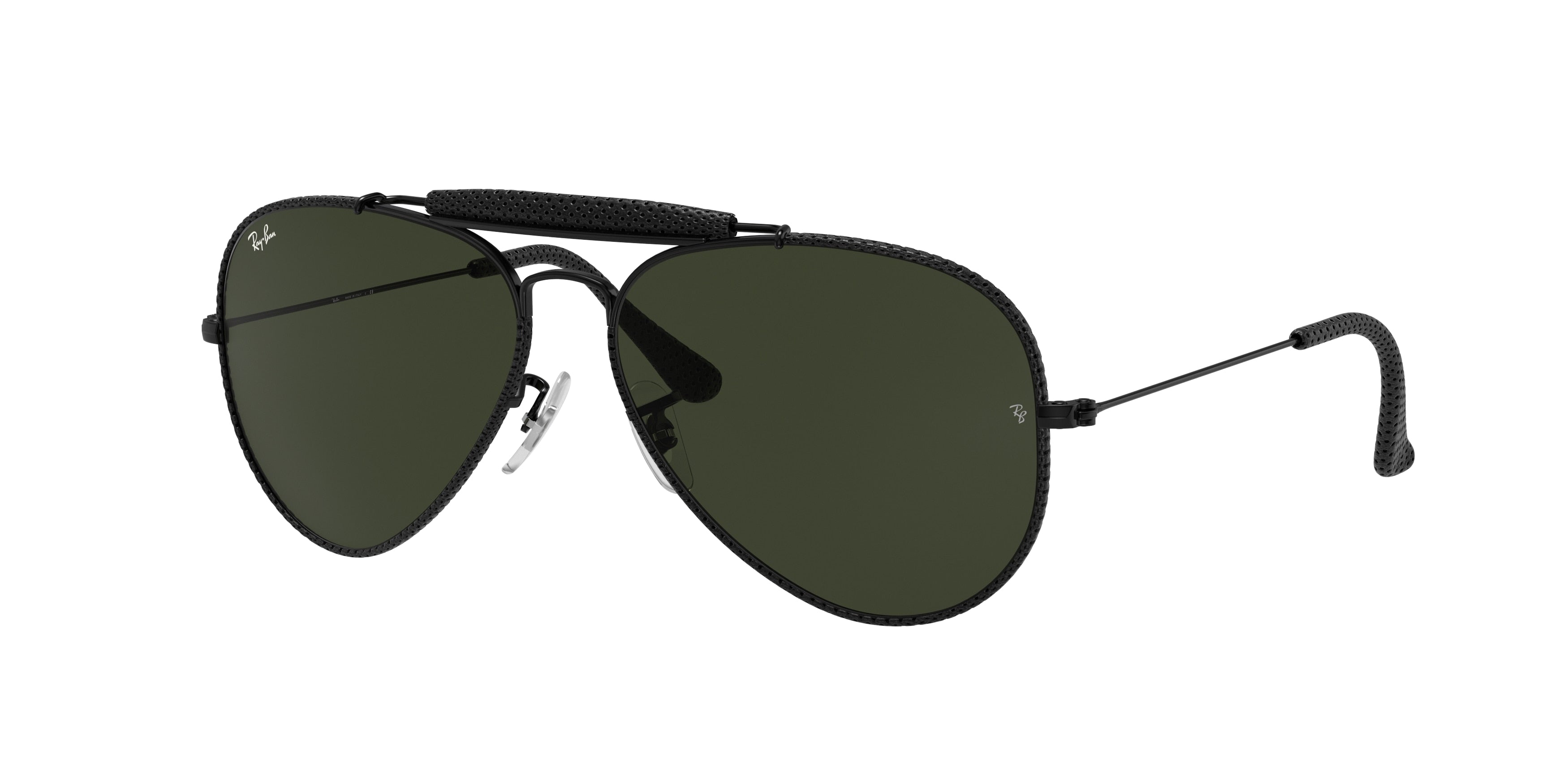 Ray-Ban AVIATOR CRAFT RB3422Q Pilot Sunglasses  9040-Black 57-135-14 - Color Map Black