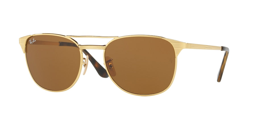 Ray-Ban SIGNET RB3429M Square Sunglasses  001/33-GOLD 58-19-140 - Color Map gold