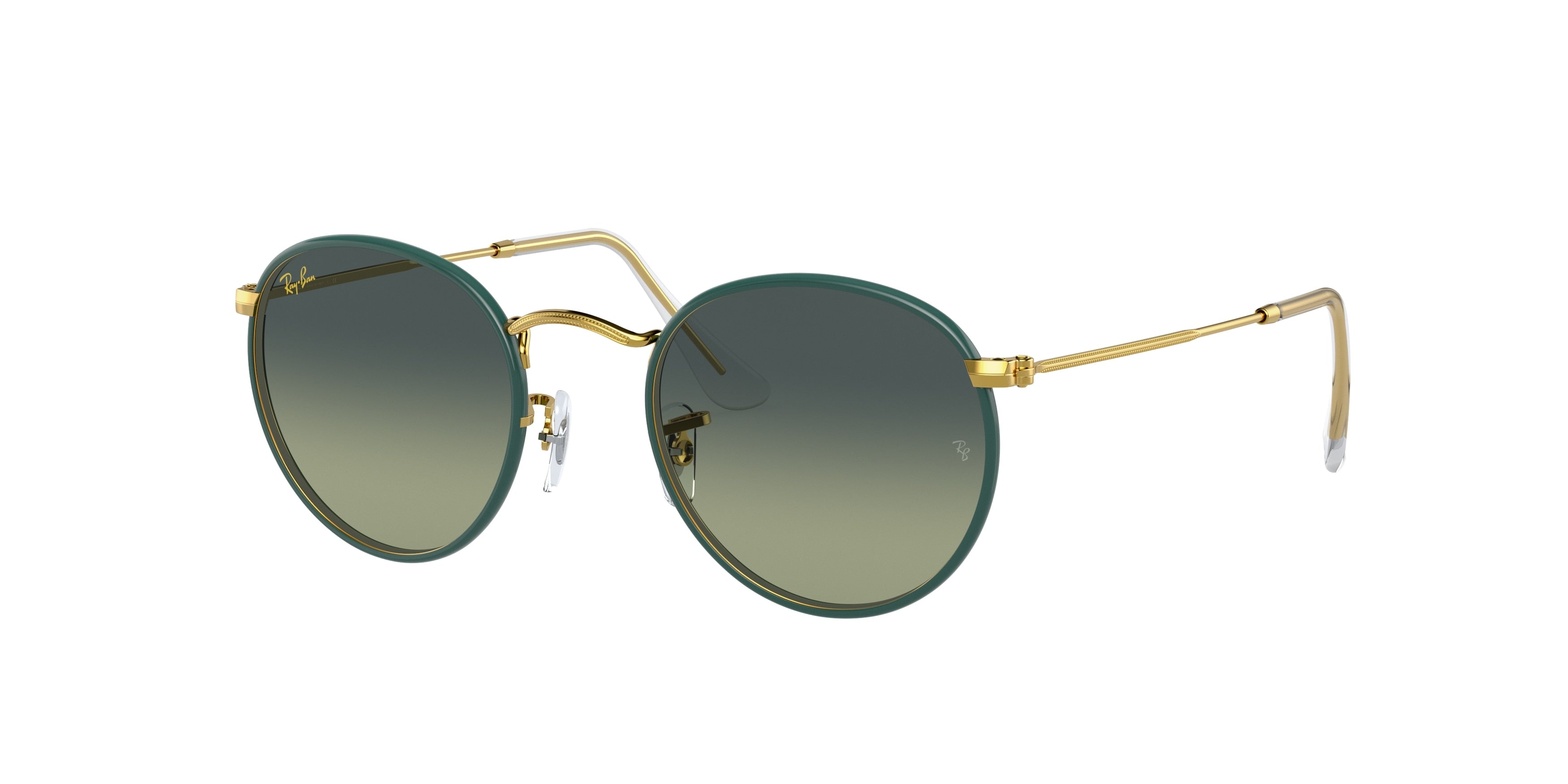 Ray-Ban ROUND FULL COLOR RB3447JM Phantos Sunglasses  9196BH-Green 50-145-21 - Color Map Green