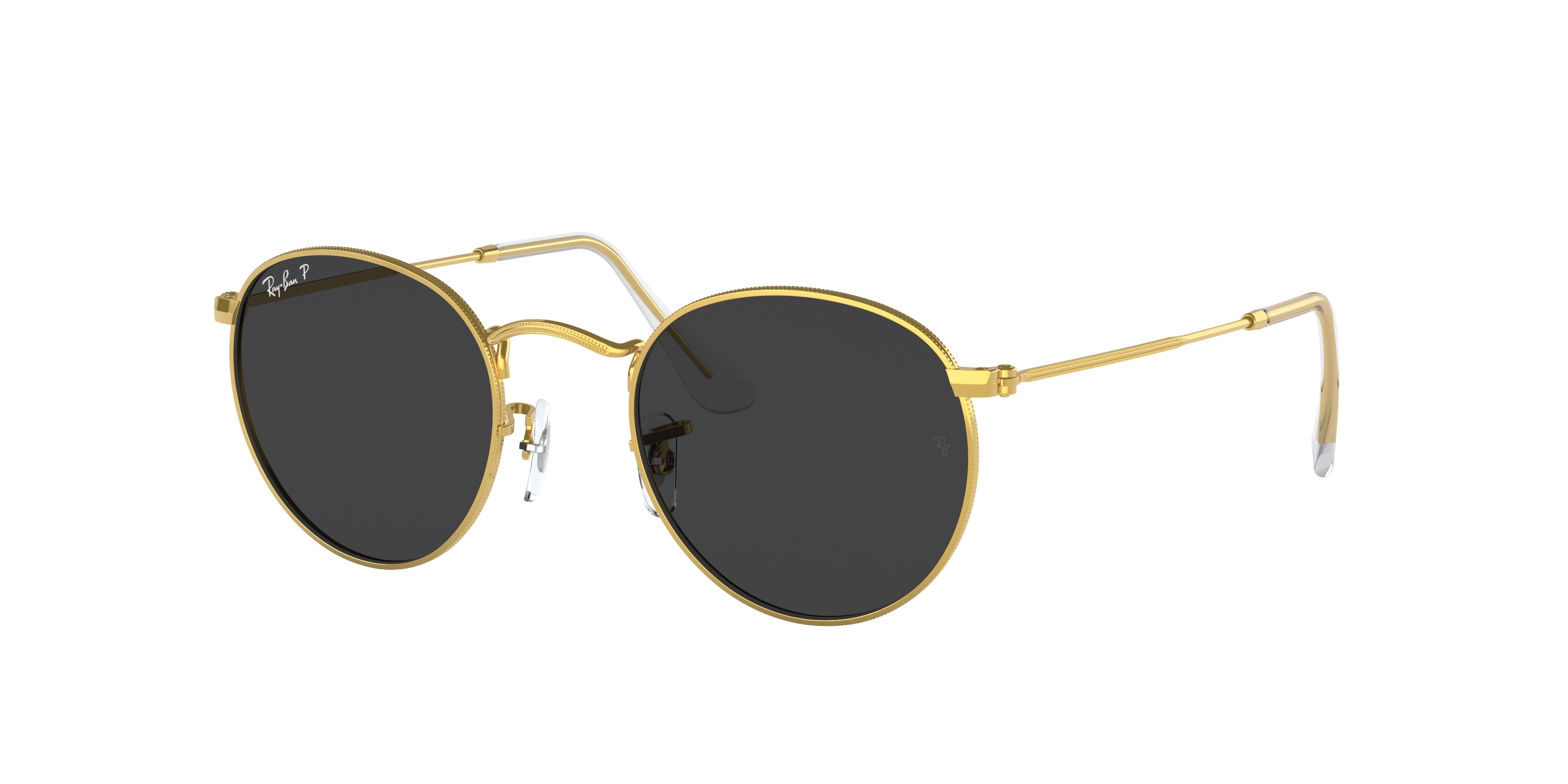 Ray-Ban ROUND METAL RB3447 Round Sunglasses  919648-Gold 52-145-21 - Color Map Gold