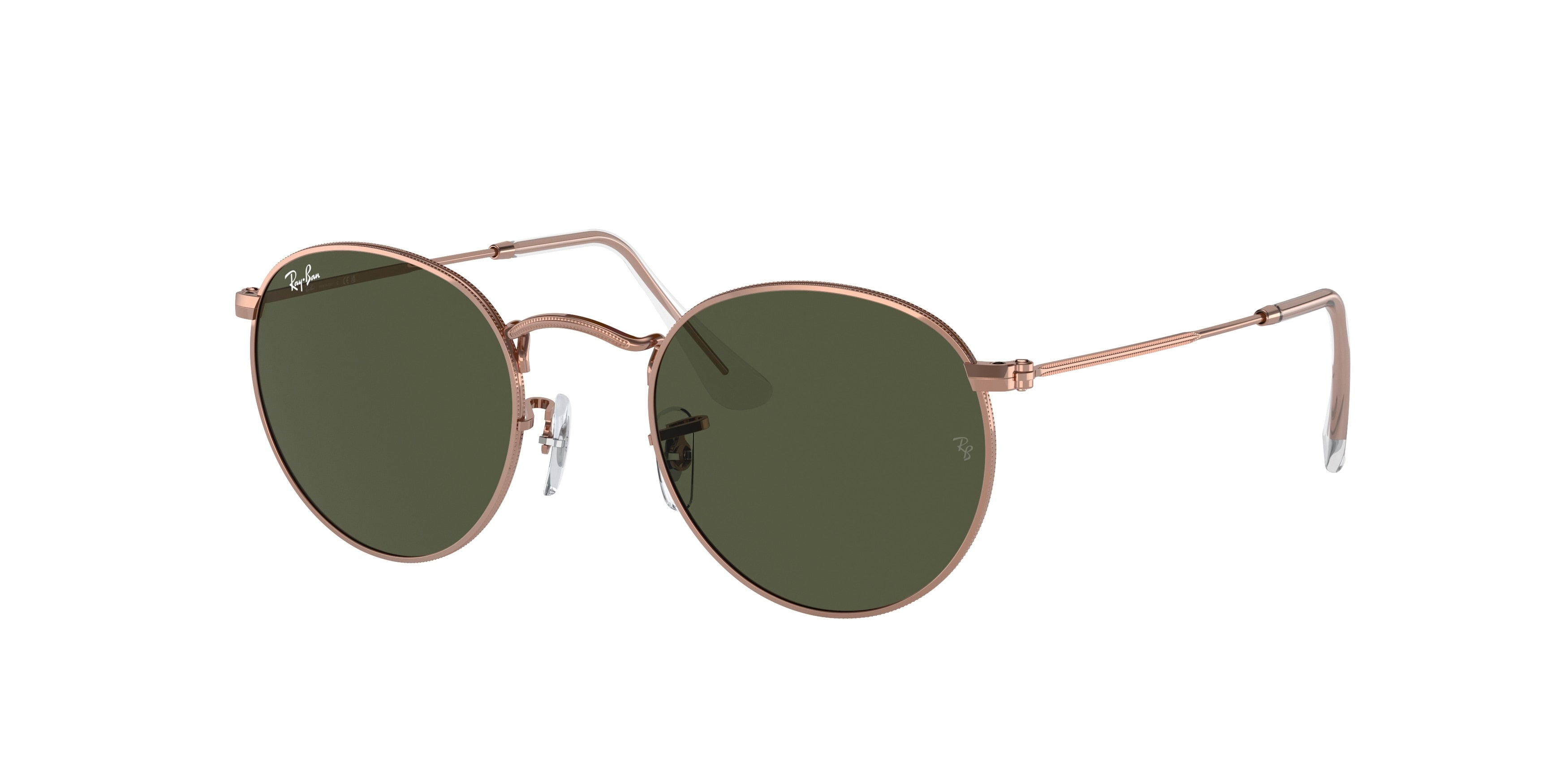 Ray-Ban ROUND METAL RB3447 Round Sunglasses  920231-Rose Gold 52-145-21 - Color Map Gold