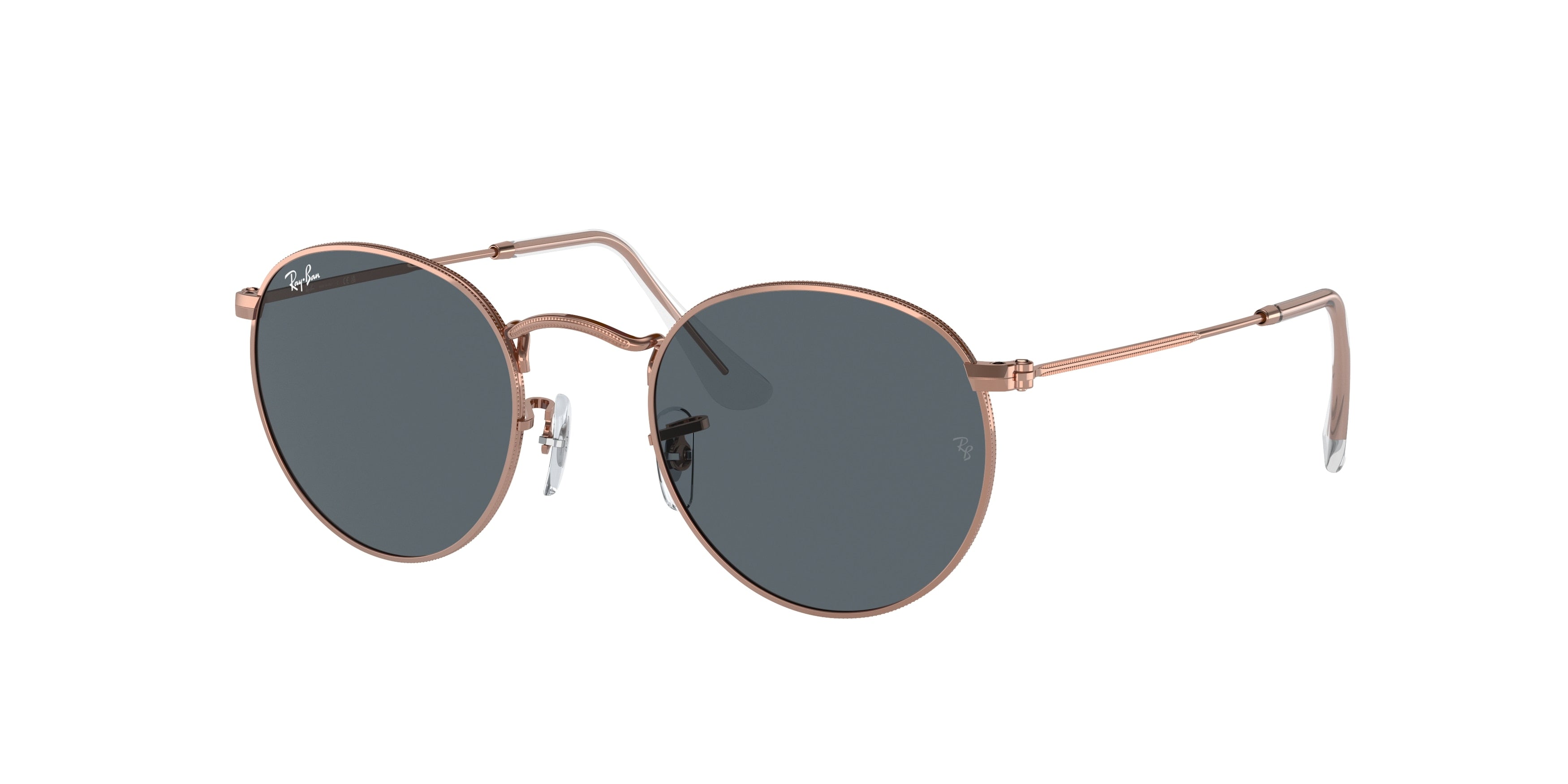 Ray-Ban ROUND METAL RB3447 Round Sunglasses  9202R5-Rose Gold 52-145-21 - Color Map Gold