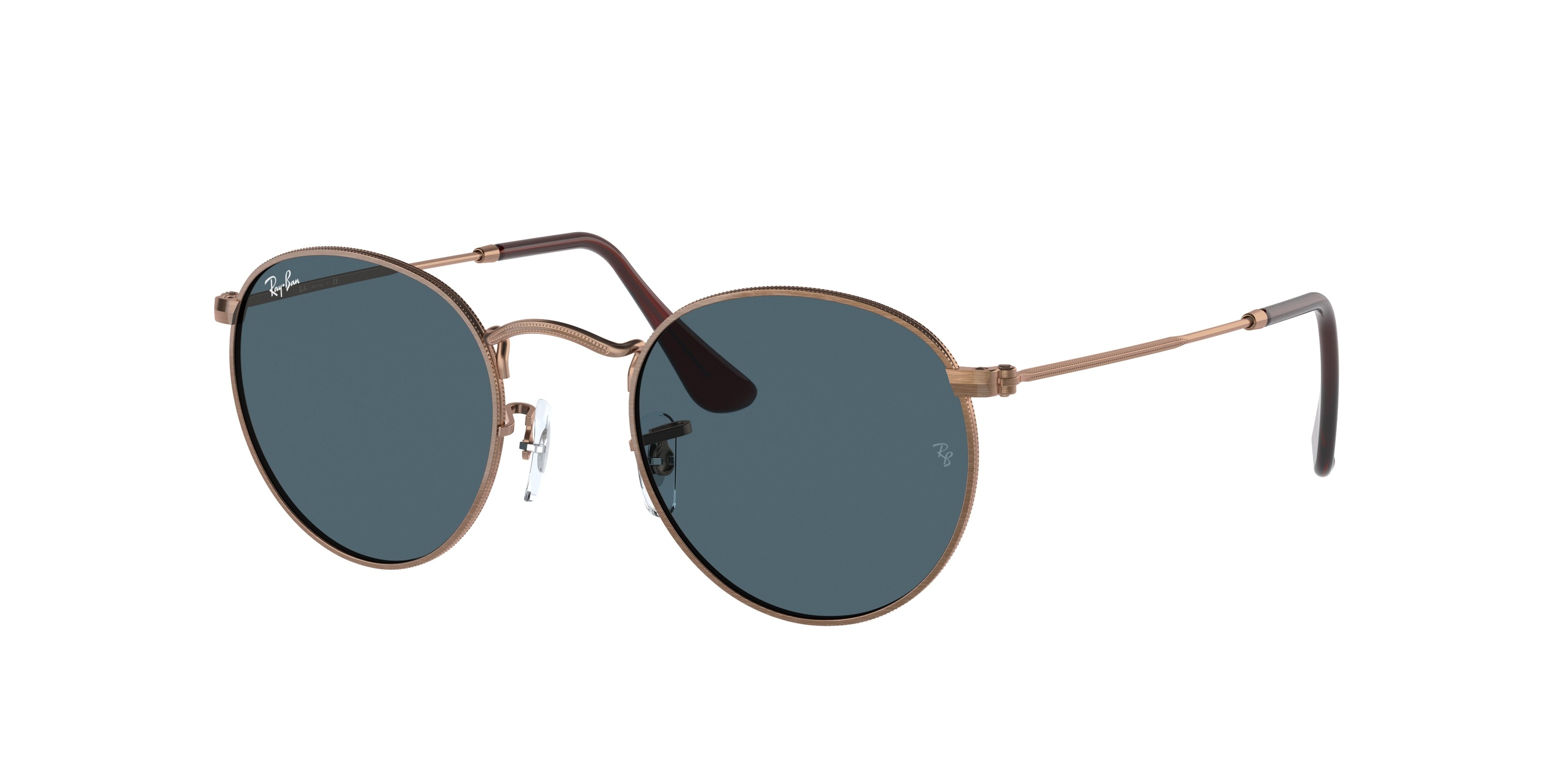 Ray-Ban ROUND METAL RB3447 Round Sunglasses  9230R5-Bronze-Copper 52-145-21 - Color Map Copper