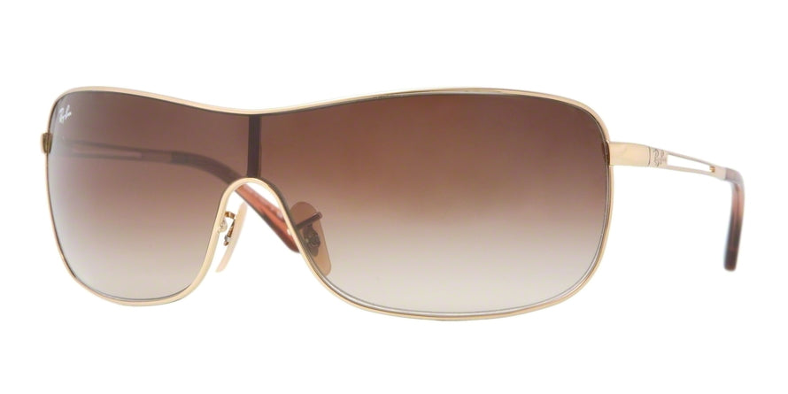 Ray-Ban RB3466 Rectangle Sunglasses  001/13-ARISTA 35-135-120 - Color Map gold
