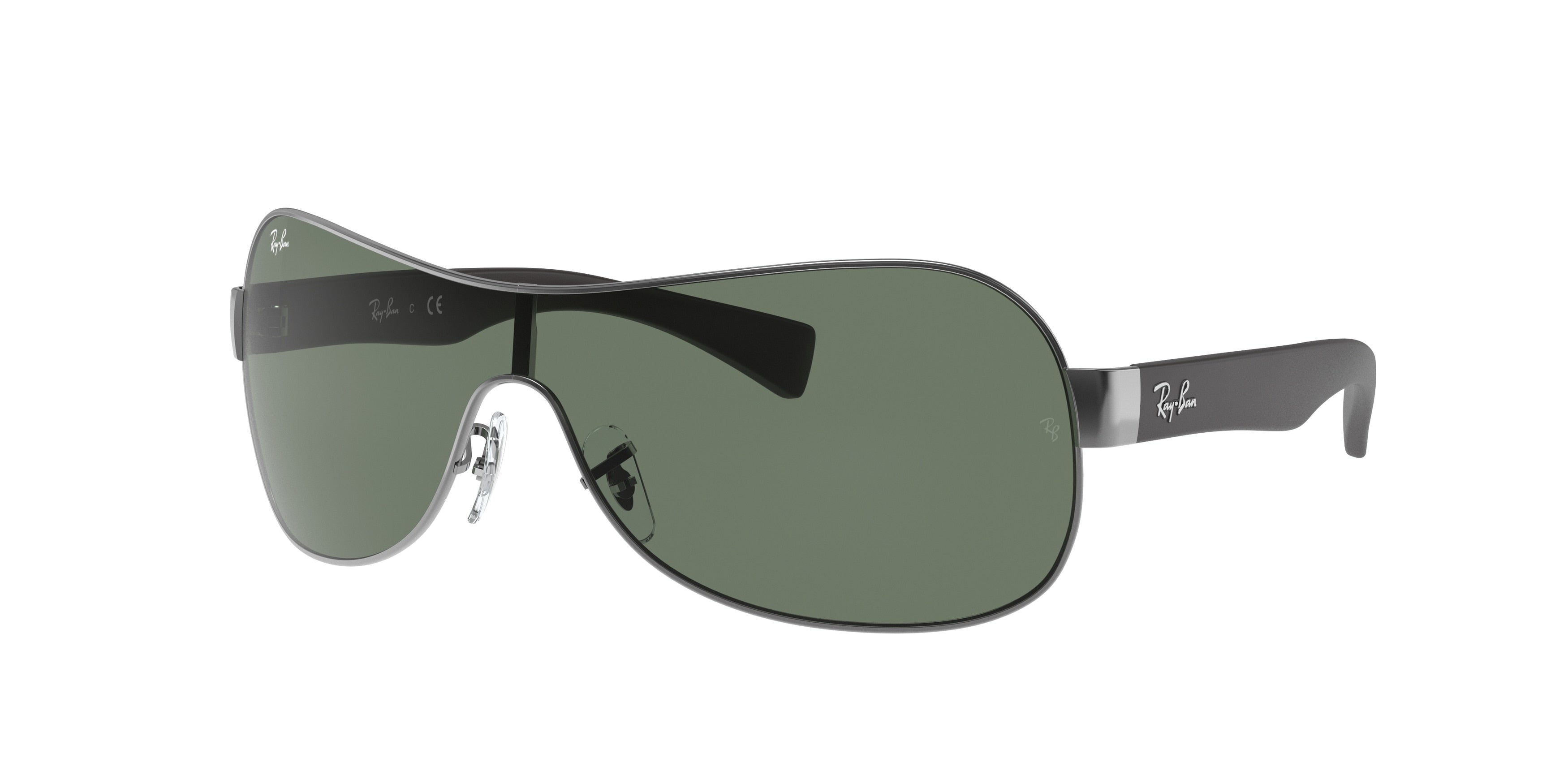 Ray-Ban RB3471 Pilot Sunglasses  004/71-Gunmetal 32-130-132 - Color Map Grey