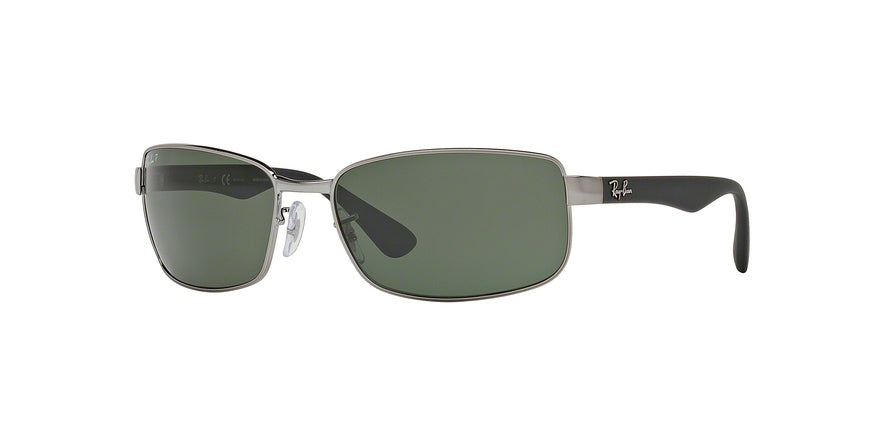 Ray-Ban RB3478 Rectangle Sunglasses  004/58-GUNMETAL 60-17-130 - Color Map gunmetal