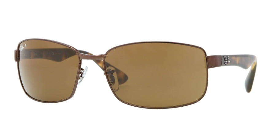 Ray-Ban RB3478 Rectangle Sunglasses  014/57-BROWN 60-17-130 - Color Map brown