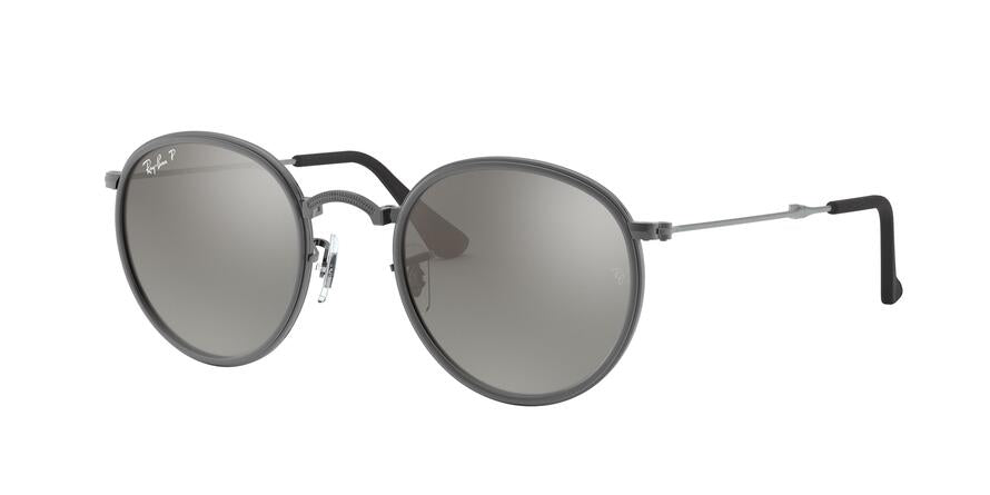 Ray-Ban ROUND FOLDING I RB3517 Round Sunglasses  029/N8-MATTE GUNMETAL 51-22-140 - Color Map gunmetal