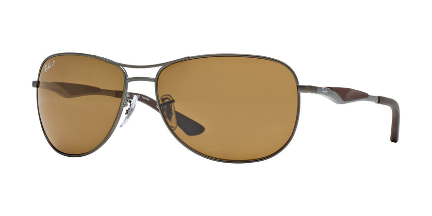 Ray-Ban RB3519 Pilot Sunglasses  029/83-MATTE GUNMETAL 59-15-135 - Color Map gunmetal