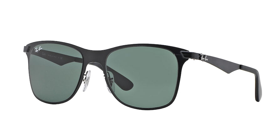 Ray-Ban RB3521 Square Sunglasses  006/71-MATTE BLACK 52-18-140 - Color Map black