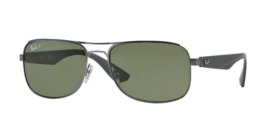 Ray-Ban RB3524 Pilot Sunglasses  029/9A-MATTE GUNMETAL 57-17-140 - Color Map gunmetal