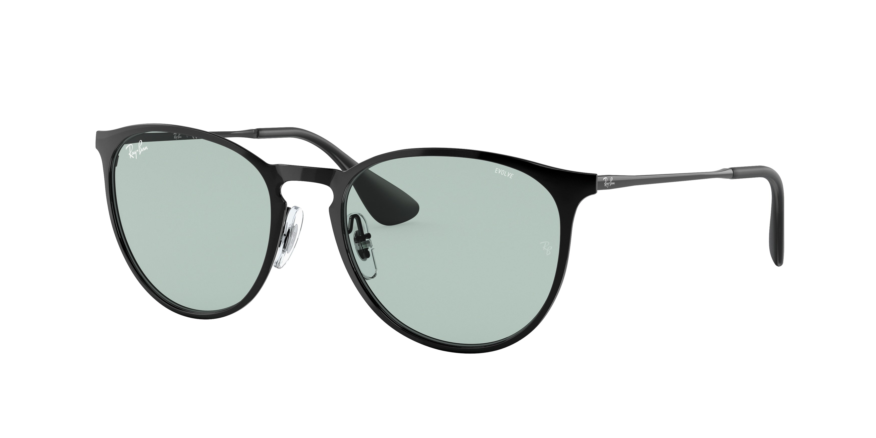 Ray-Ban ERIKA METAL RB3539 Phantos Sunglasses  002/Q5-Black 54-145-19 - Color Map Black