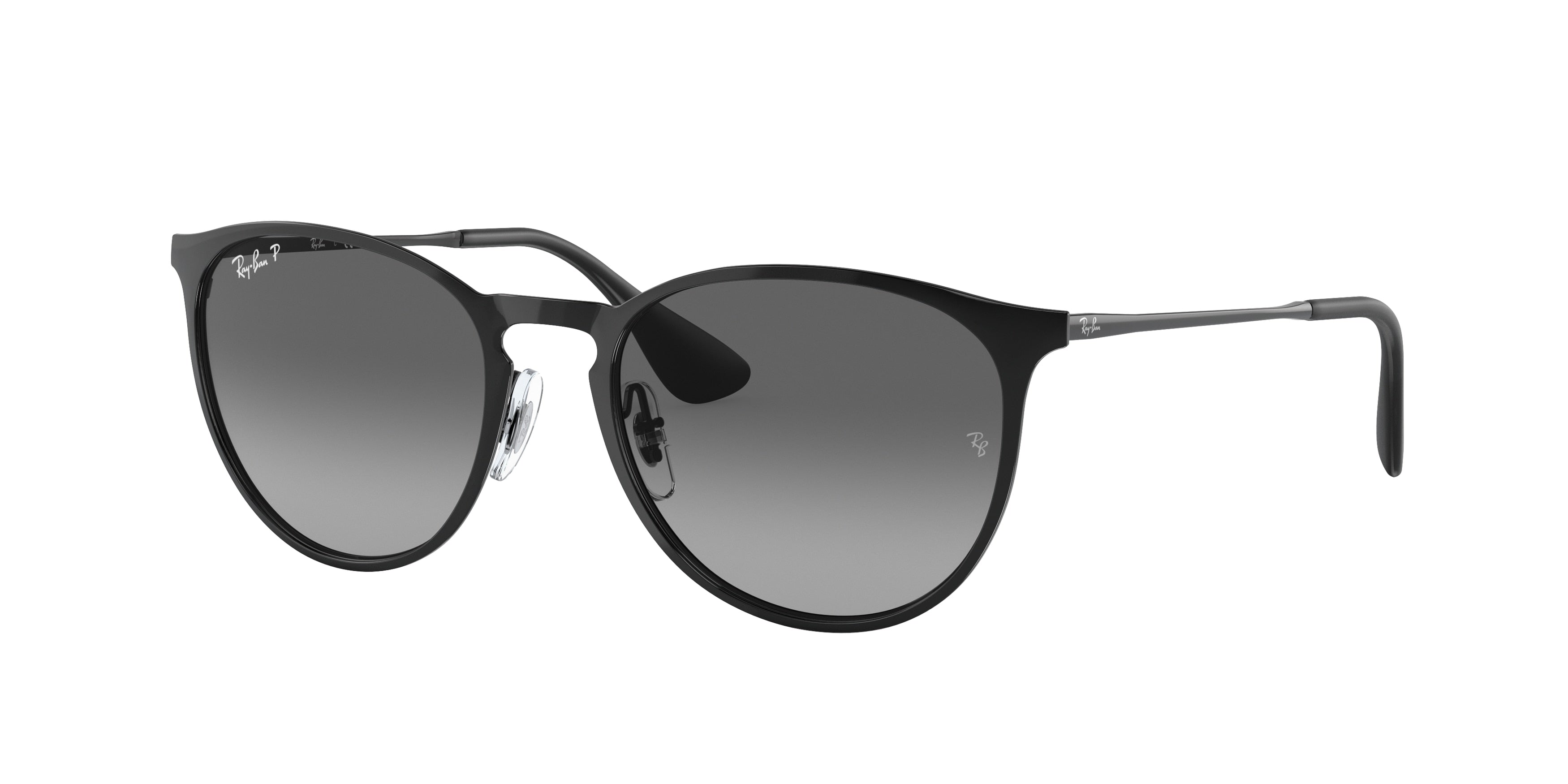 Ray-Ban ERIKA METAL RB3539 Phantos Sunglasses  002/T3-Black 54-145-19 - Color Map Black