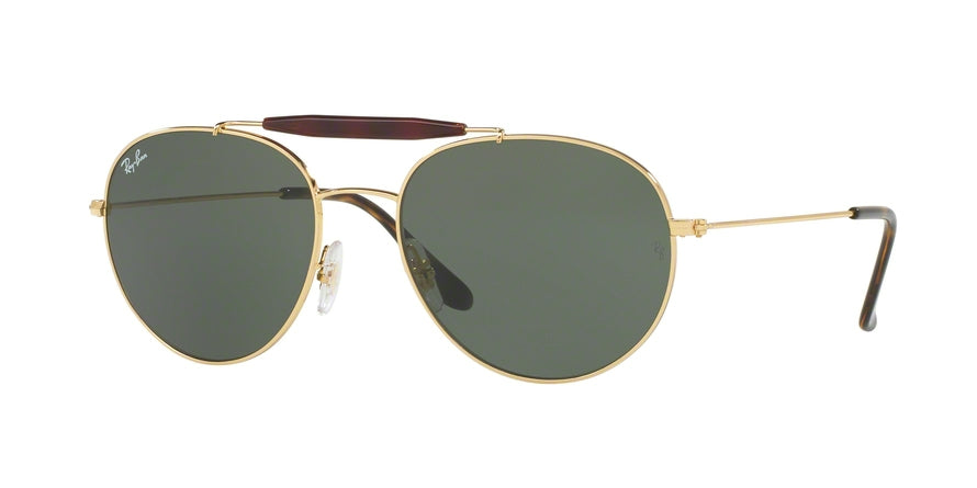 Ray-Ban RB3540L Phantos Sunglasses  001-POLISHED GOLD 56-18-140 - Color Map gold
