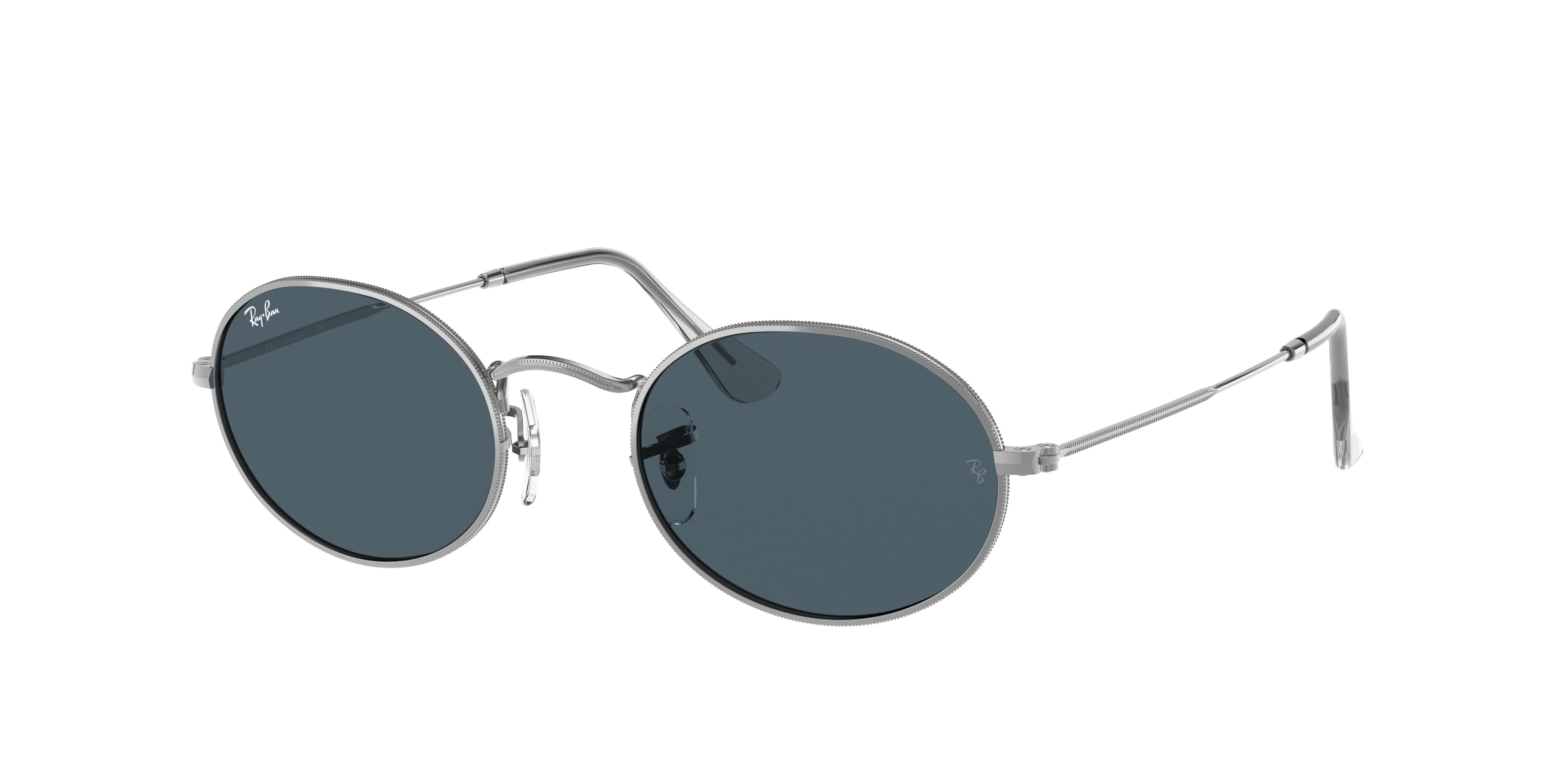 Ray-Ban OVAL RB3547 Oval Sunglasses  003/R5-Silver 53-145-21 - Color Map Silver