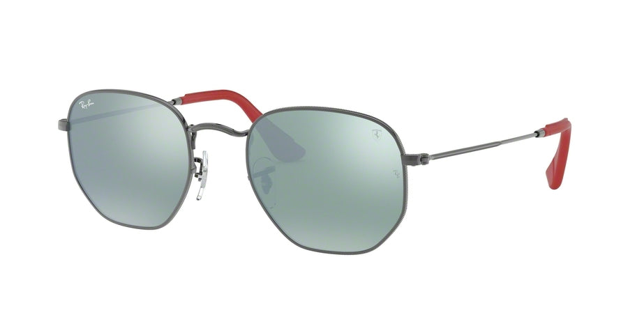 Ray-Ban FERRARI RB3548NM Irregular Sunglasses  F00130-GUNMETAL 51-21-145 - Color Map gunmetal