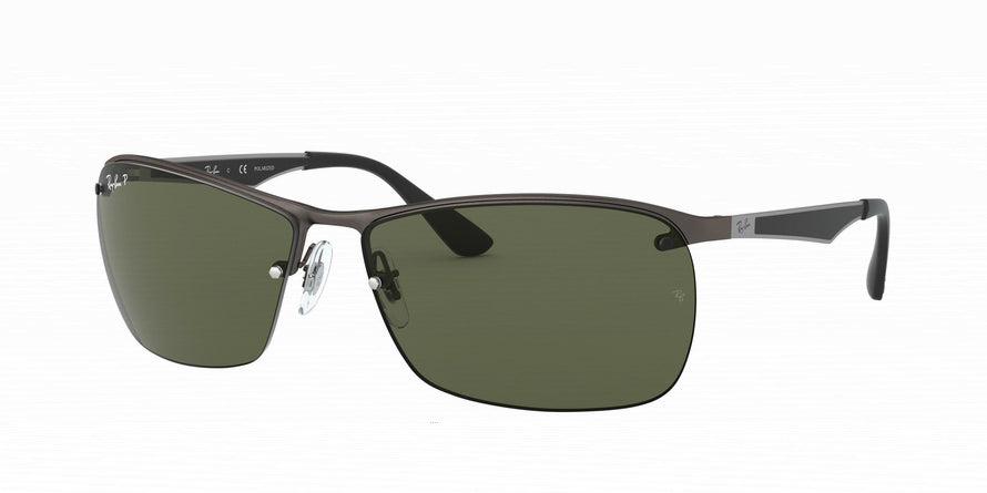 Ray-Ban RB3550 Square Sunglasses  029/9A-MATTE GUNMETAL 64-15-130 - Color Map gunmetal