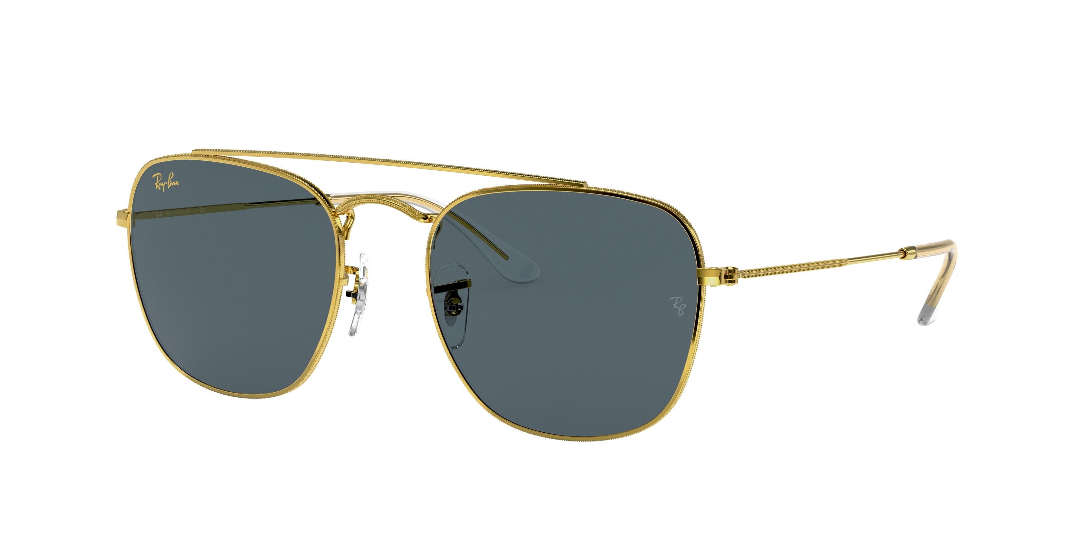 Ray-Ban RB3557 Square Sunglasses  9196R5-Gold 50-140-20 - Color Map Gold