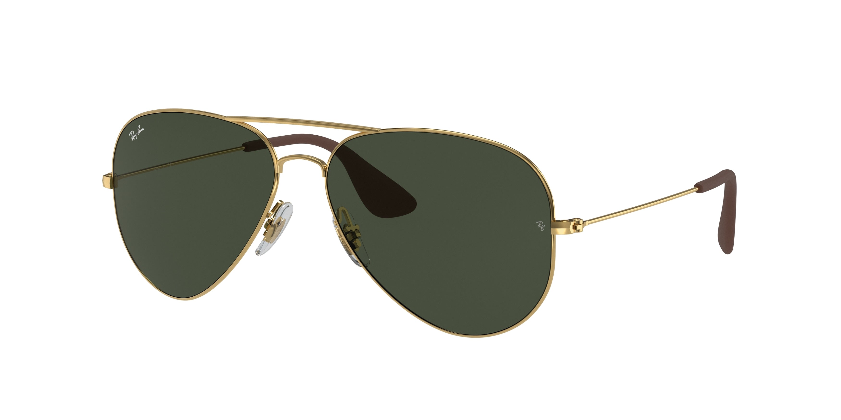 Ray-Ban RB3558 Pilot Sunglasses  001/71-Gold 57-140-14 - Color Map Gold