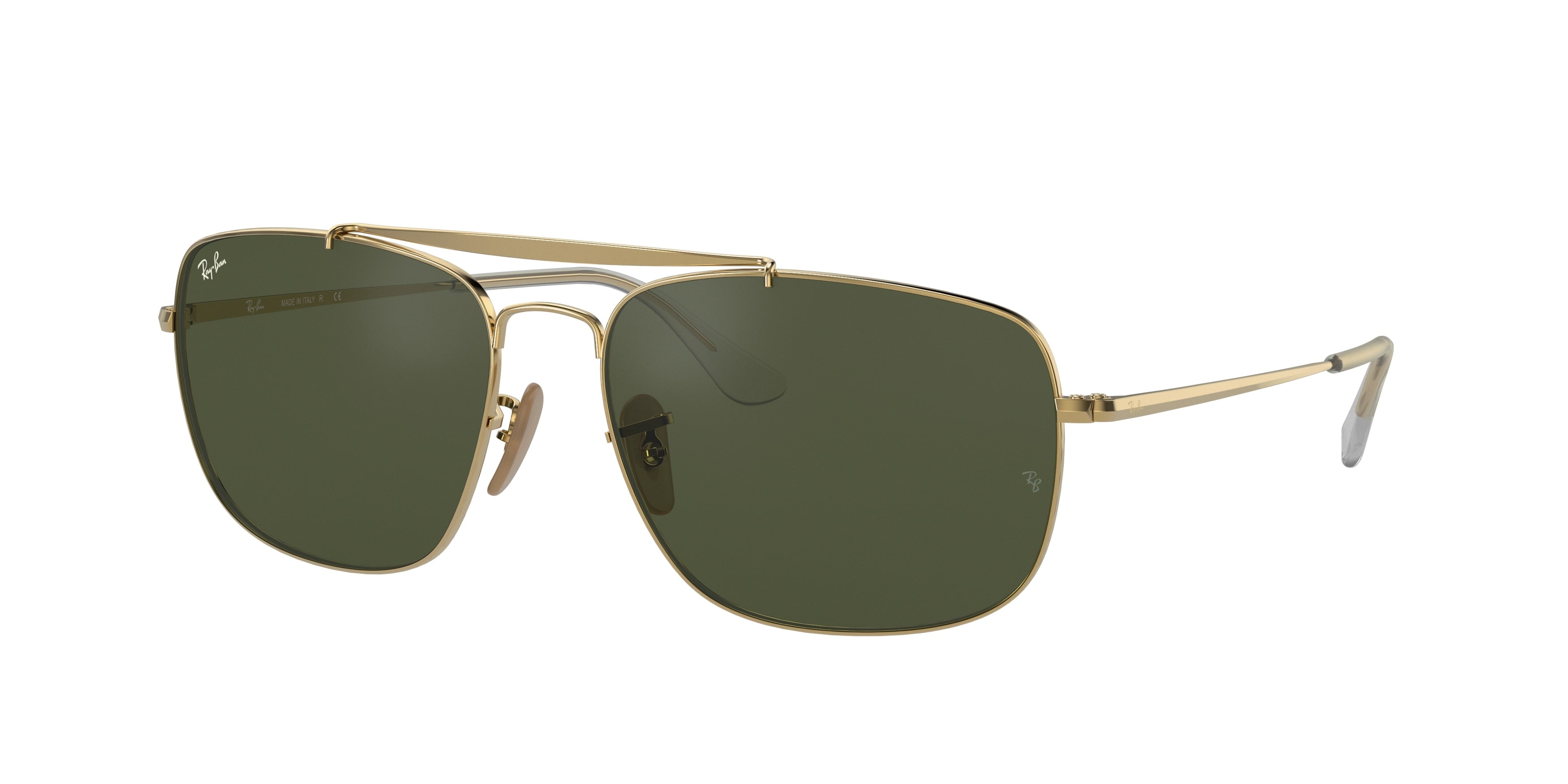 Ray-Ban THE COLONEL RB3560 Square Sunglasses  001-Gold 60-145-17 - Color Map Gold