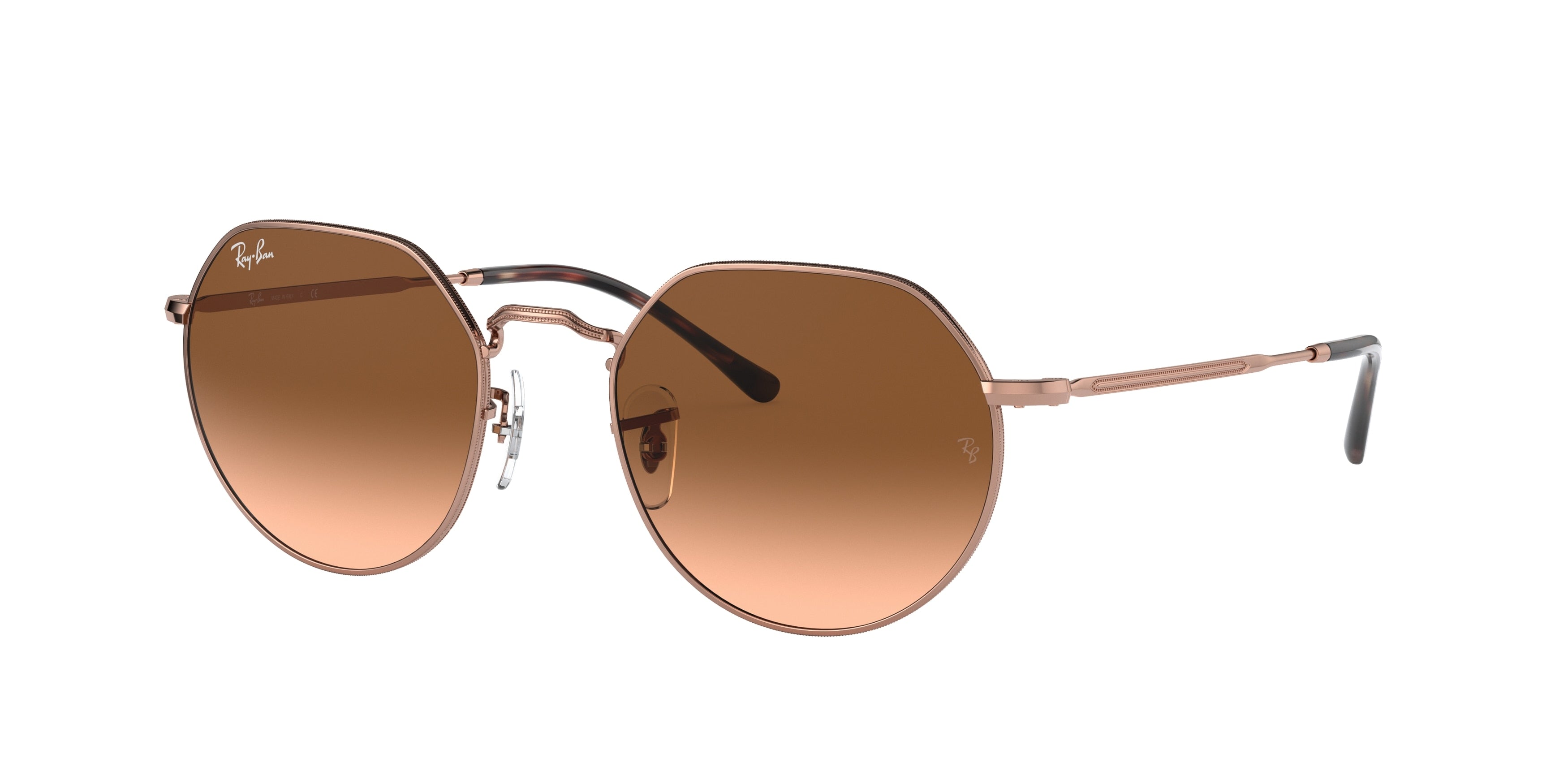 Ray-Ban JACK RB3565 Irregular Sunglasses  9035A5-Copper 51-145-20 - Color Map Copper