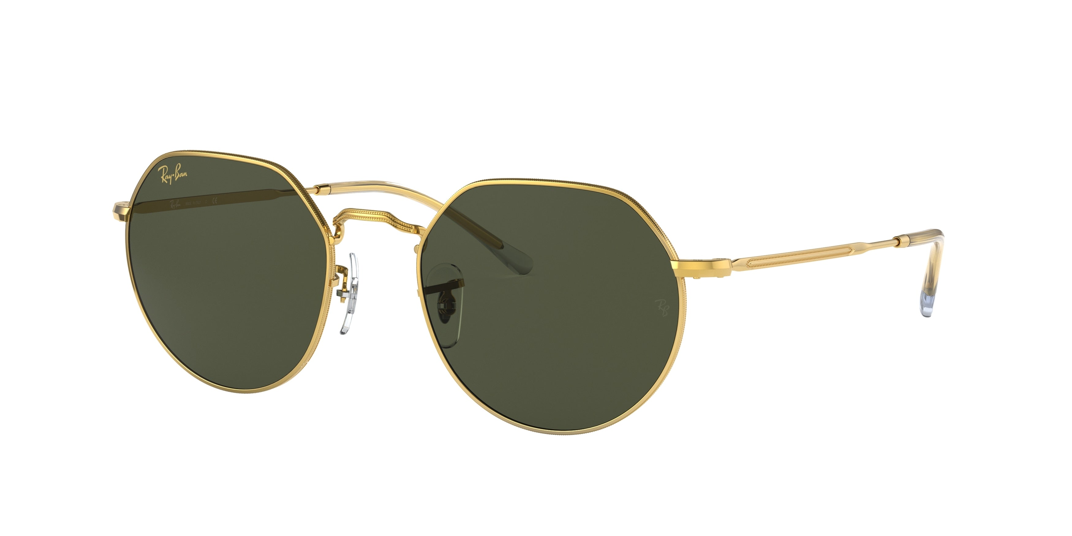 Ray-Ban JACK RB3565 Irregular Sunglasses  919631-Gold 55-145-20 - Color Map Gold