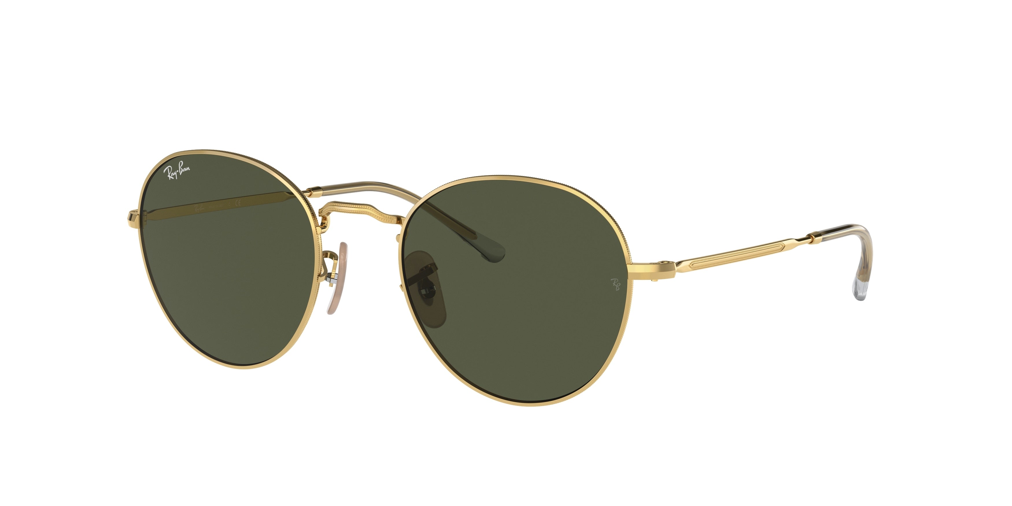 Ray-Ban DAVID RB3582 Phantos Sunglasses  001/31-Gold 53-145-20 - Color Map Gold